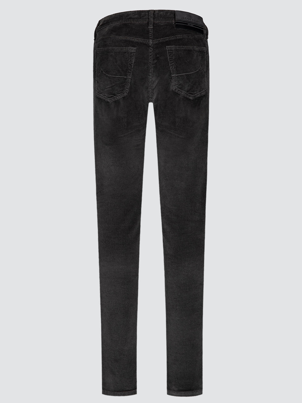 Bard aus dunkelgrauem Stretch-Baumwoll-Cord