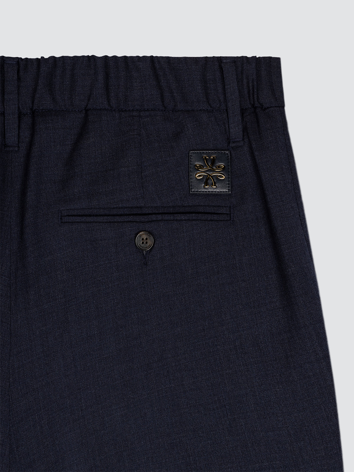 Gray - Regular Chino Pants Blue Lightweight Wool