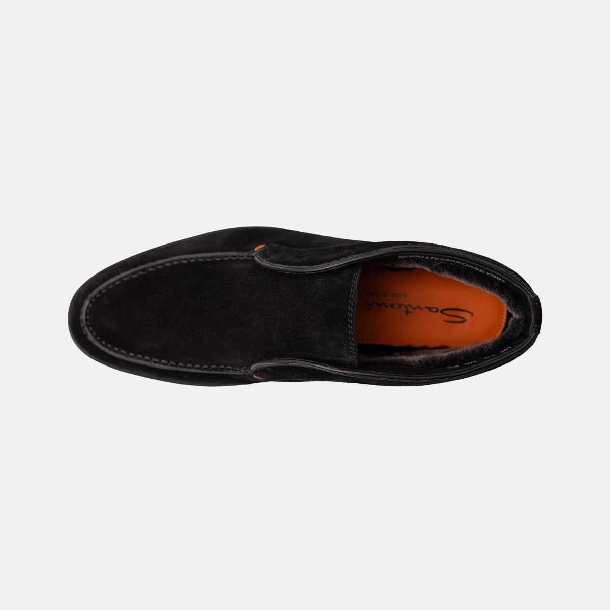Schwarz desert boots Fellfutter Gummisohle