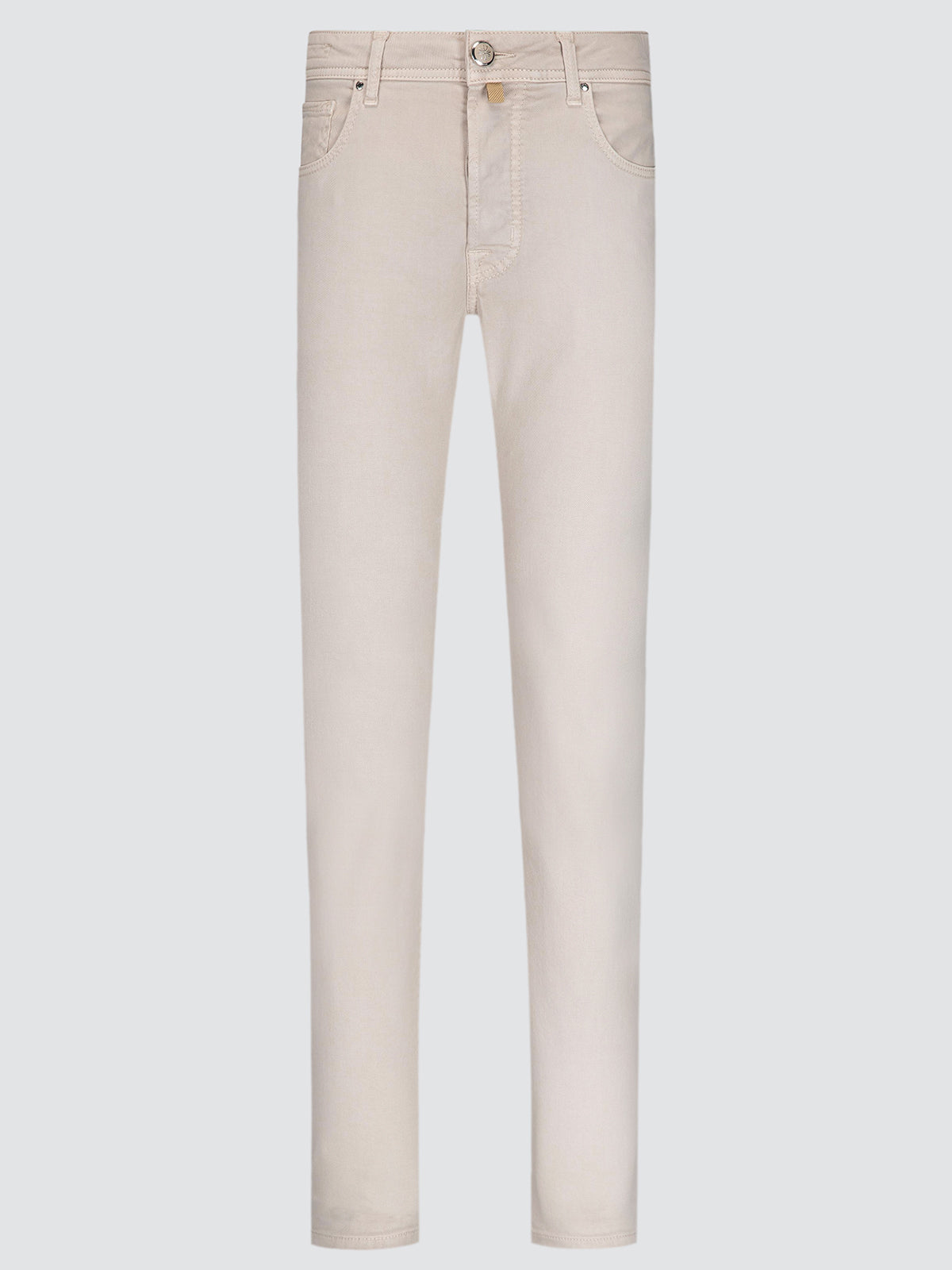 Bard 5 Pockets Pants Light Beige Cotton Lyocell Stretch Twill