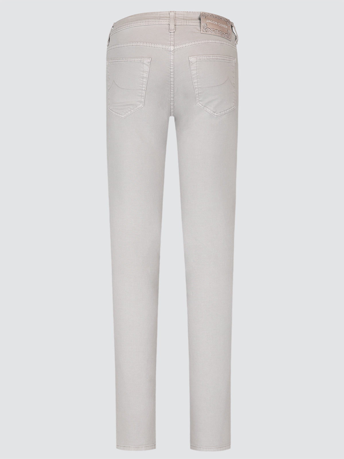 Nick Five-Pocket-Hose aus beigem Power-Stretch-Bull