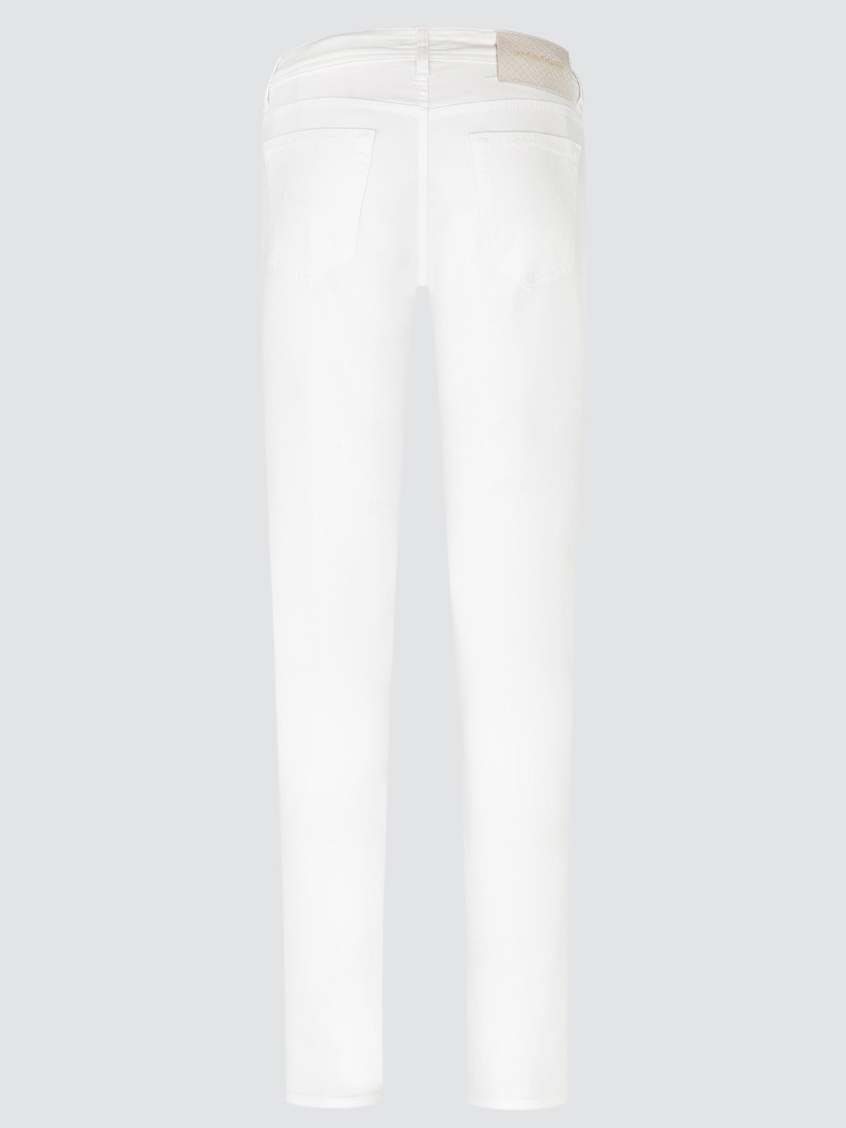 Bard White Cotton Lyocell Stretch Twill
