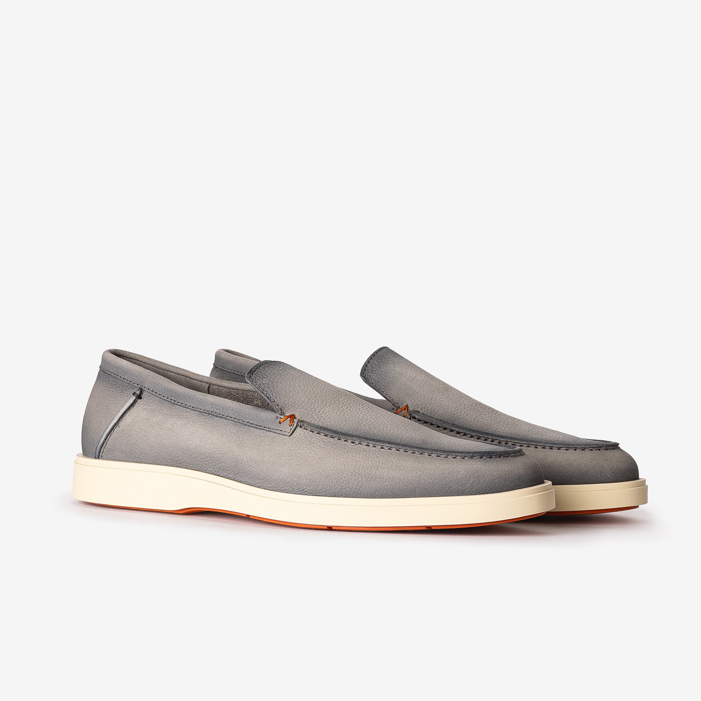Light Blue Micro Nubuck Loafer