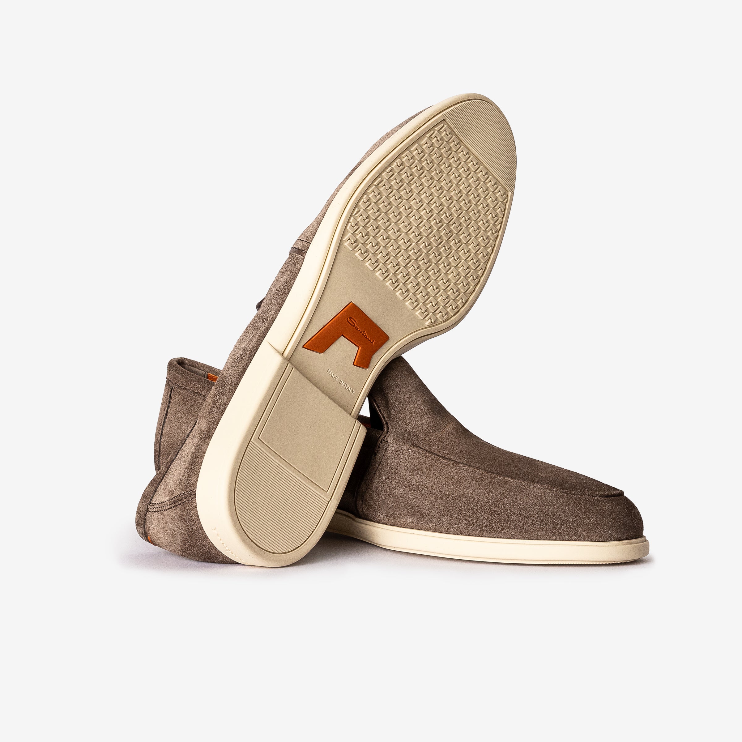 Light Brown Suede Loafers