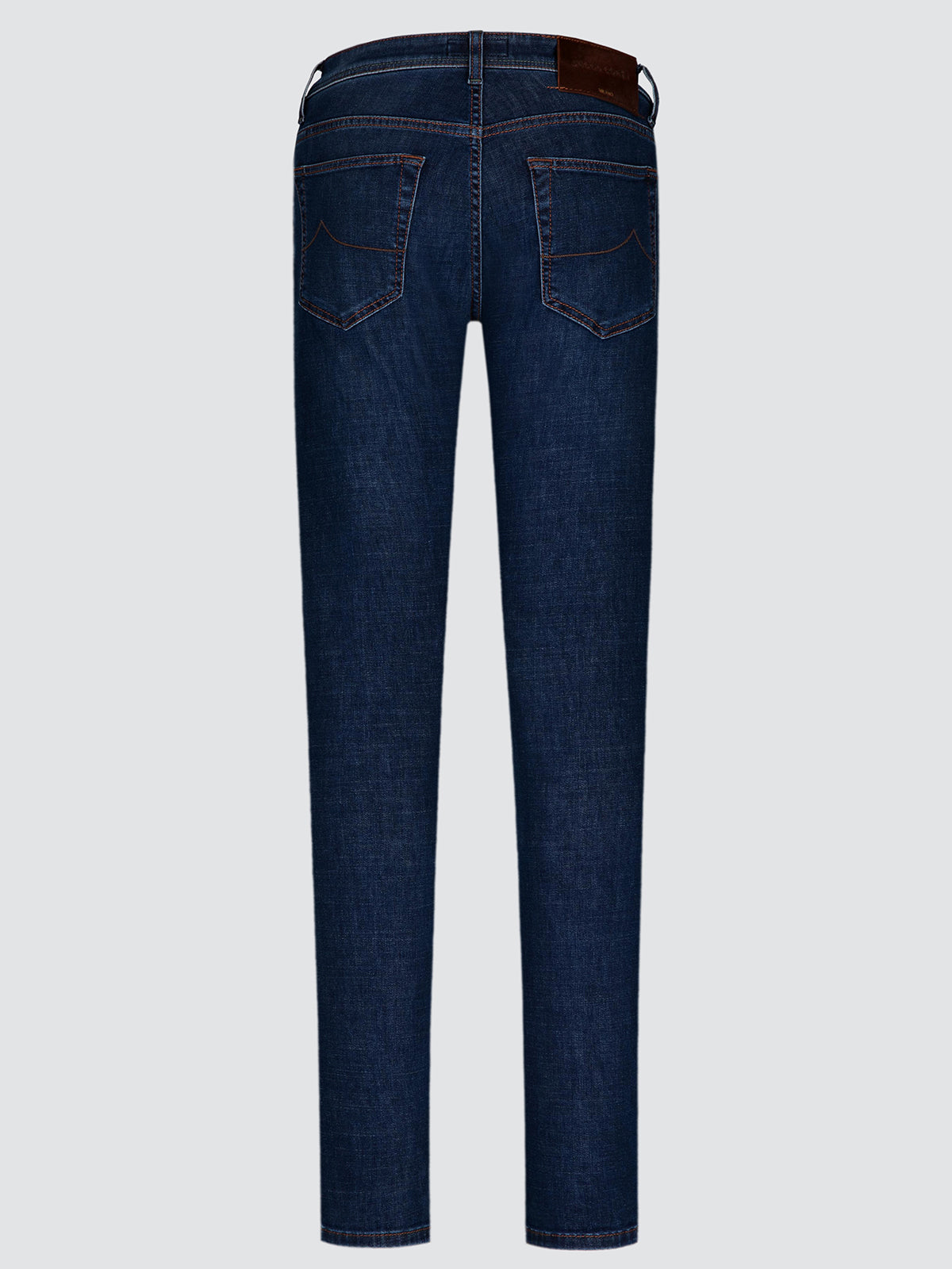 Nick 5-Pocket-Jeans van Middelblauw Power Stretch Denim