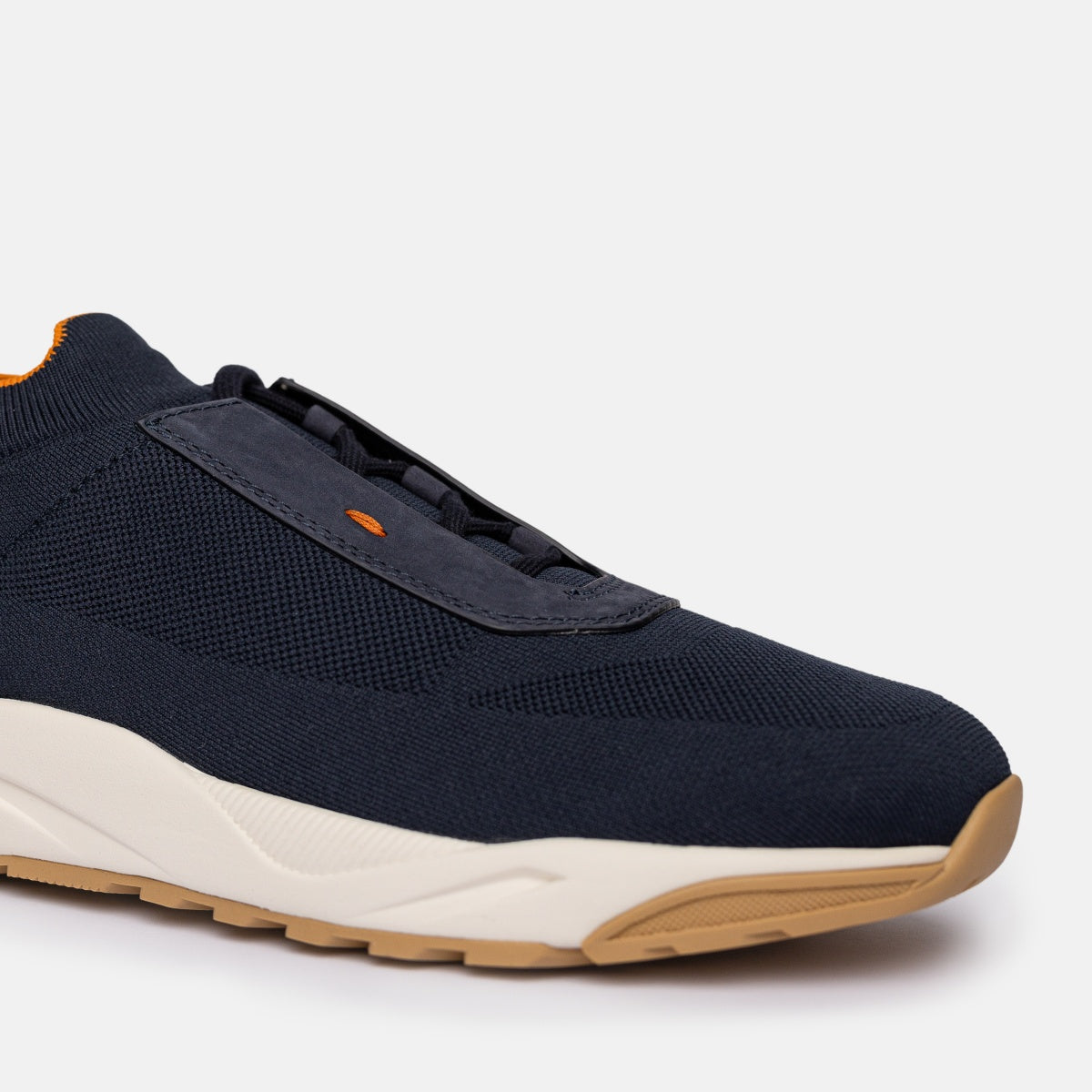 Sneakers Slip-0n bleu semelle gomme