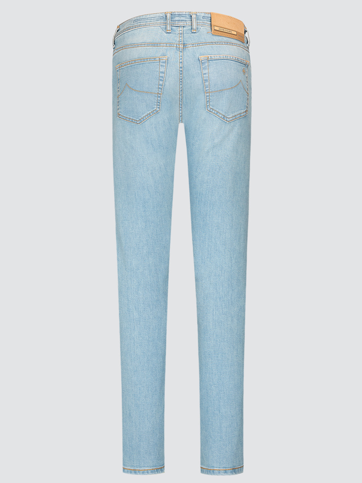 Nick LTD Slim Jeans in Medium Blue Stretch Selvedge Denim