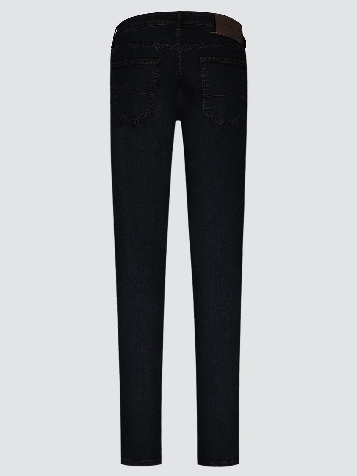 Vaqueros Nick en Super Stretch Azul Oscuro-Negro