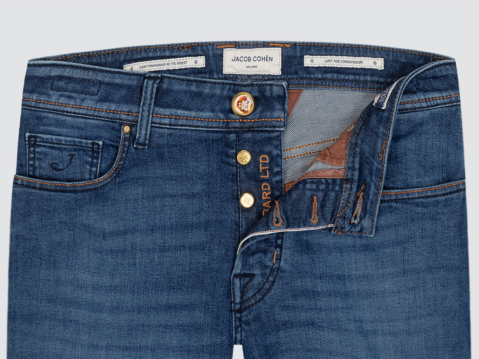 Bard LTD Jeans in Blue Stretch Selvedge Denim