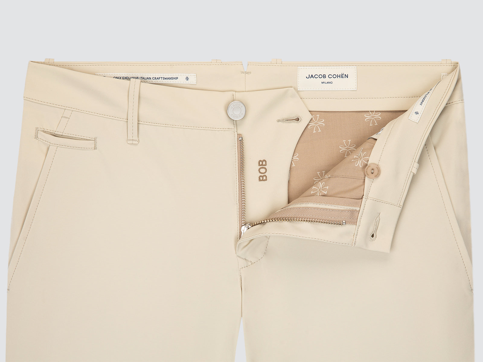 Bermuda Bob en Microfibre Technique Beige
