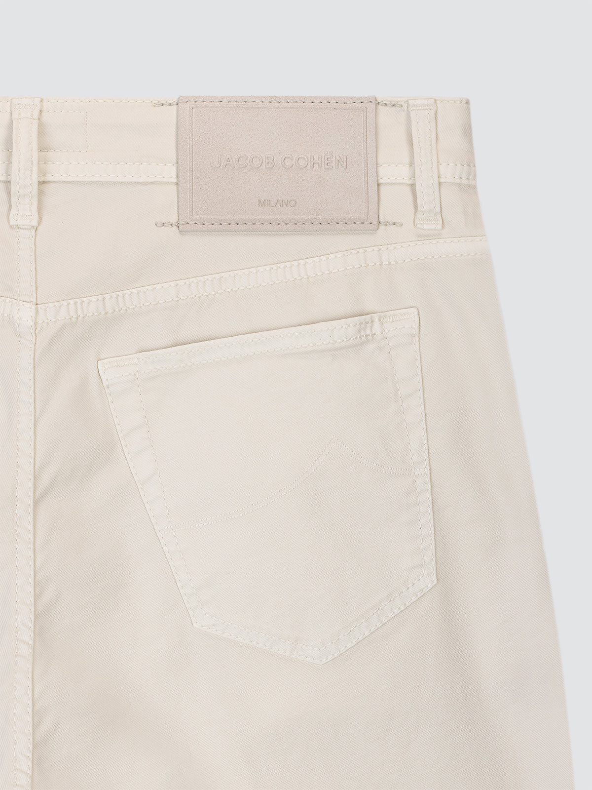 Bard Off white gabardine pants 5 pockets Jacob Cohen