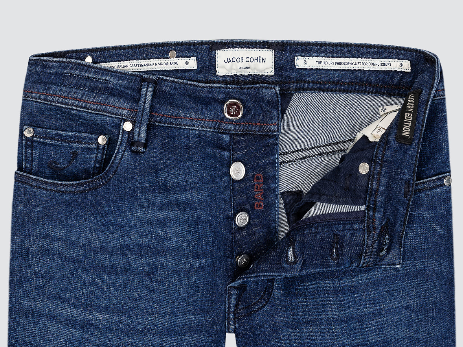 Bard Jeans Medium Blue Super Stretch Soft Denim