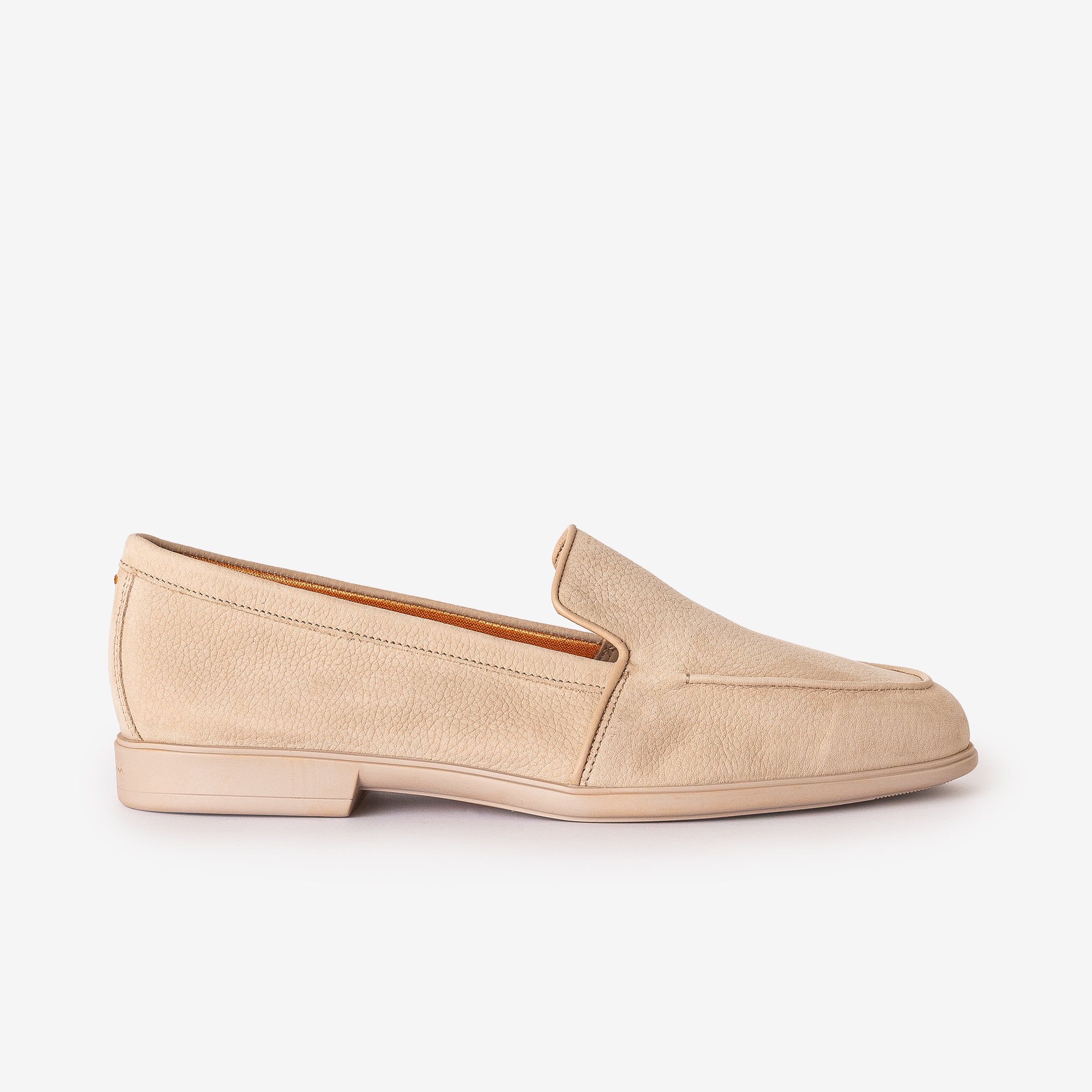 Light Beige Nubuck Leather Loafer