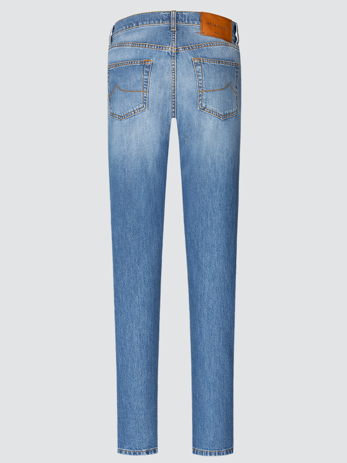 Edo Regular-Straight Mid Blue Comfort Denim