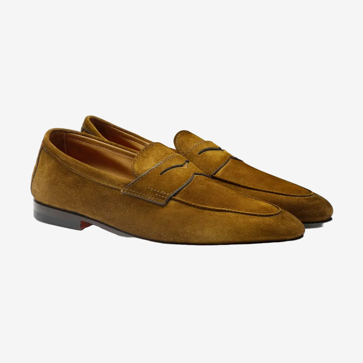 Grüner Carlo-Loafer Wildleder
