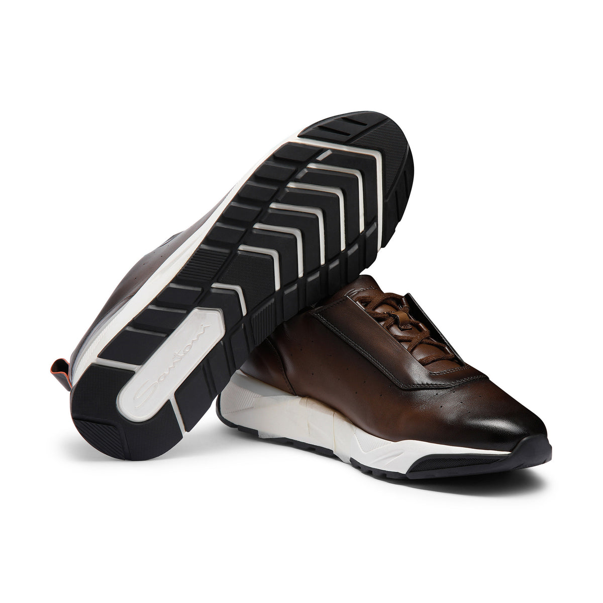 Brown Leather Innova Sneakers