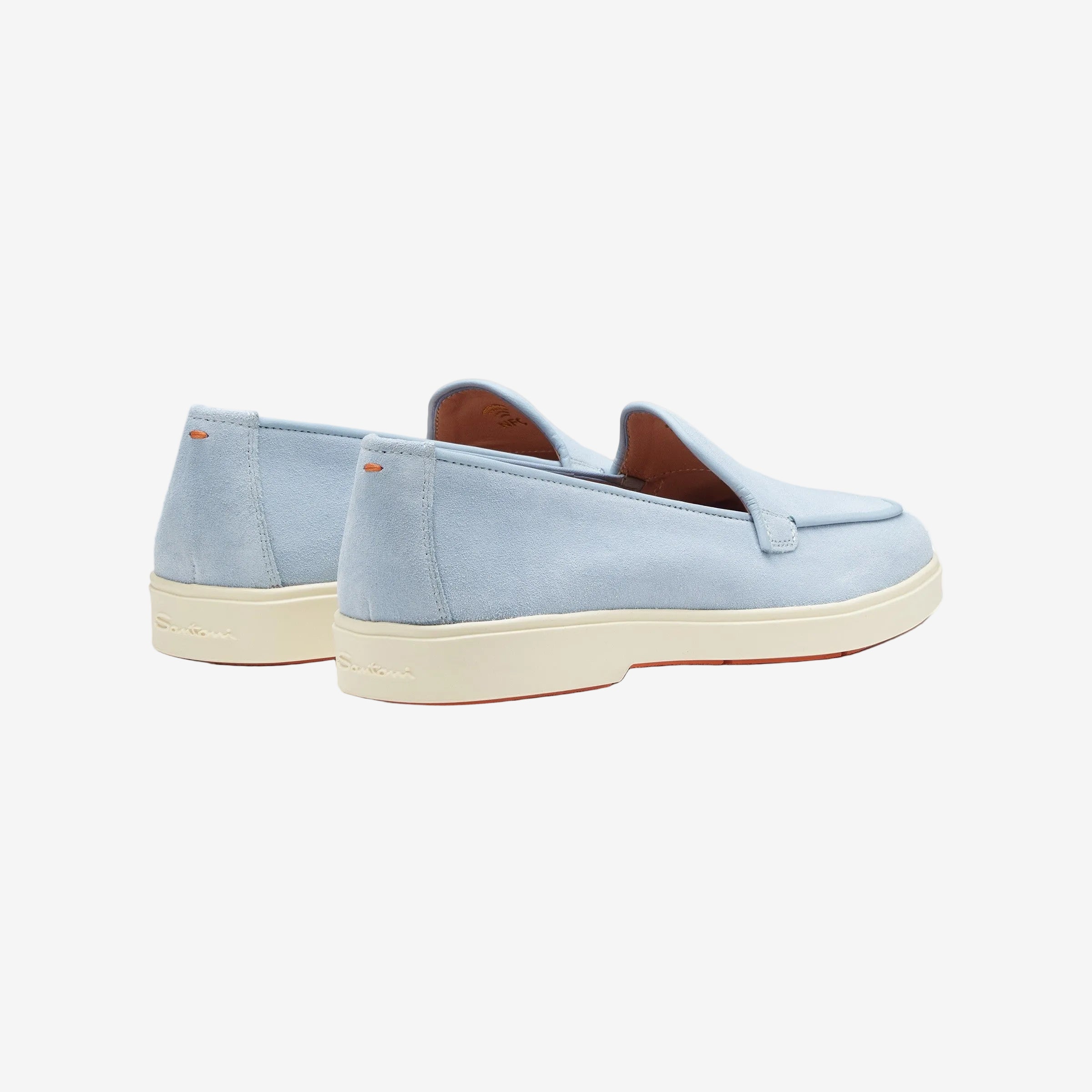 Light Blue Suede Loafer