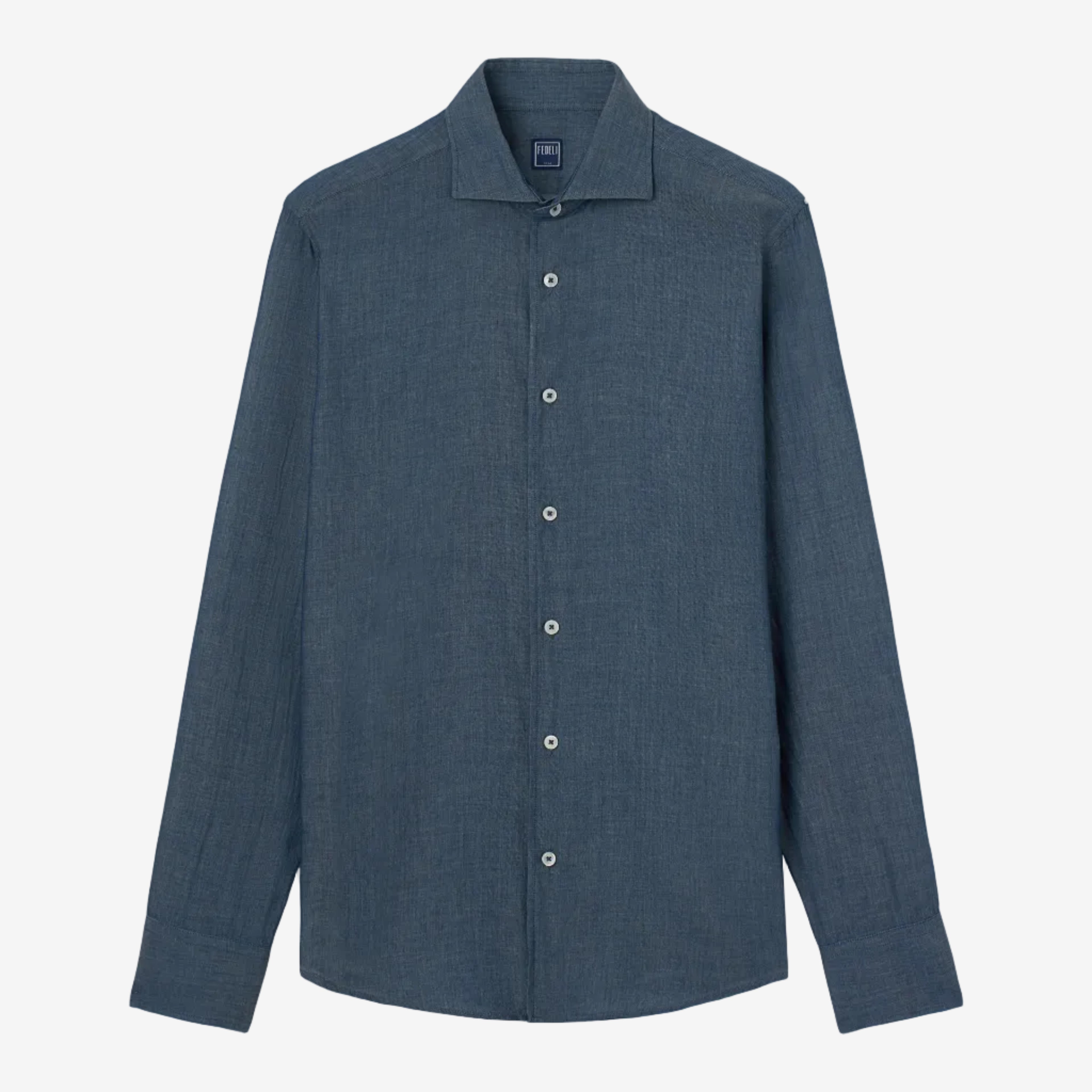 Sean Denim Light Cotton Dark Blue Shirt