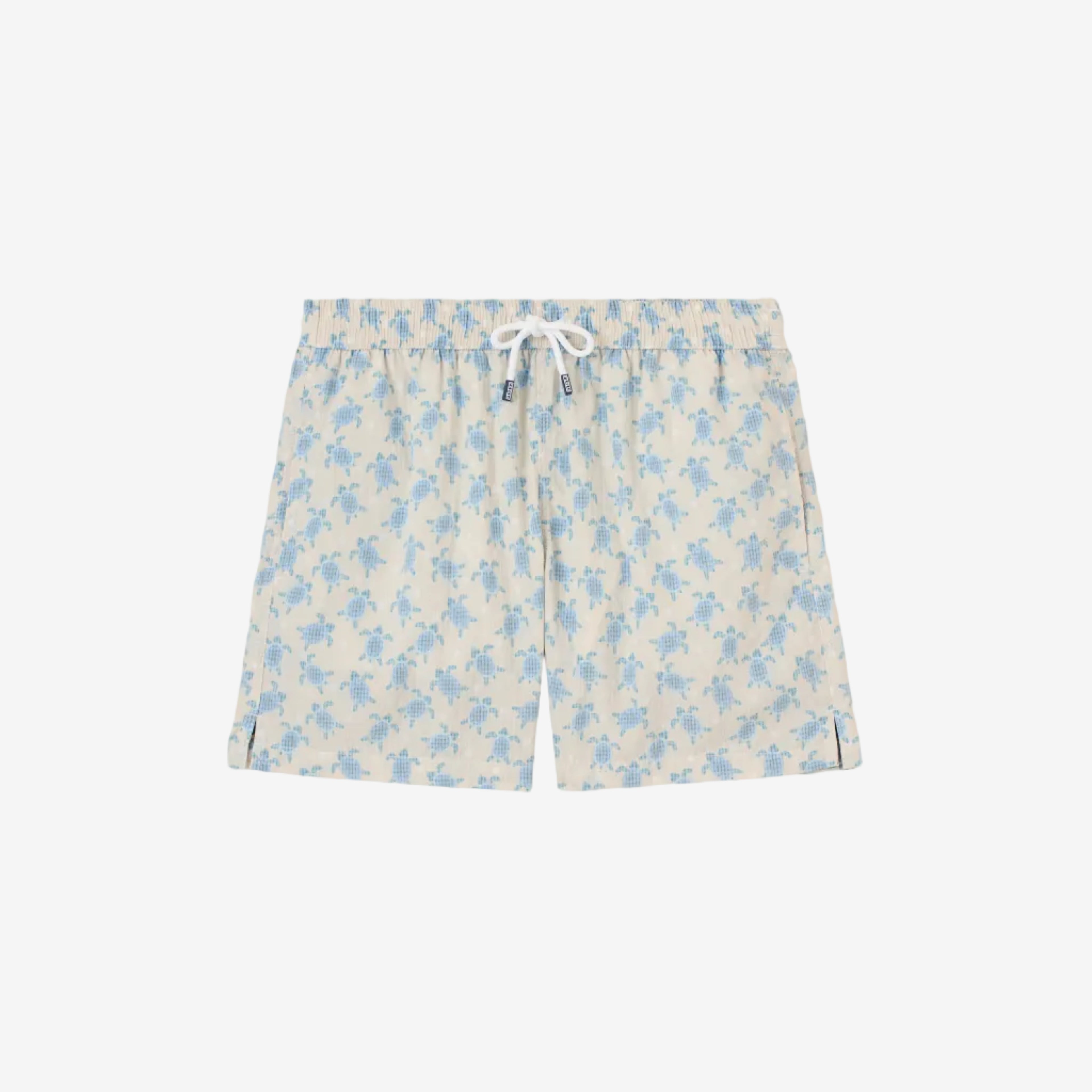 Madeira The Sakar Swim Trunks Off White Turtles Pattern