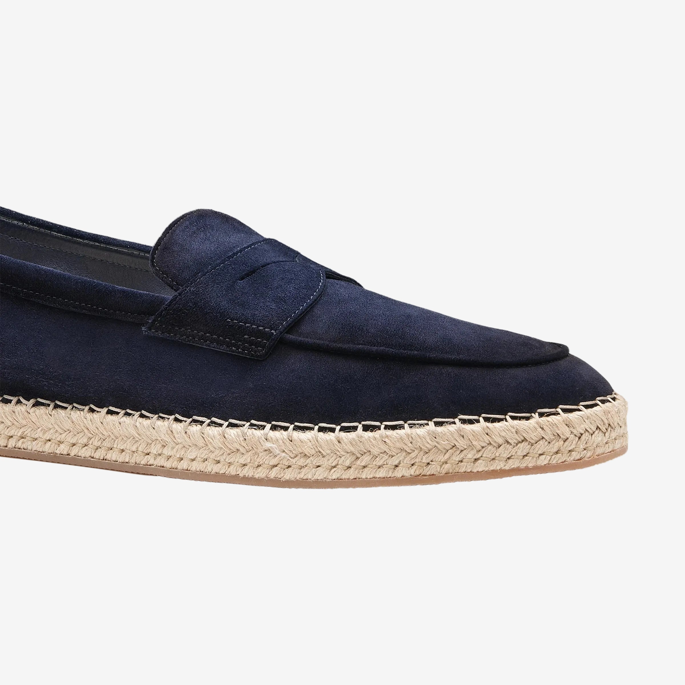 Alpargatas de Ante Azul Oscuro