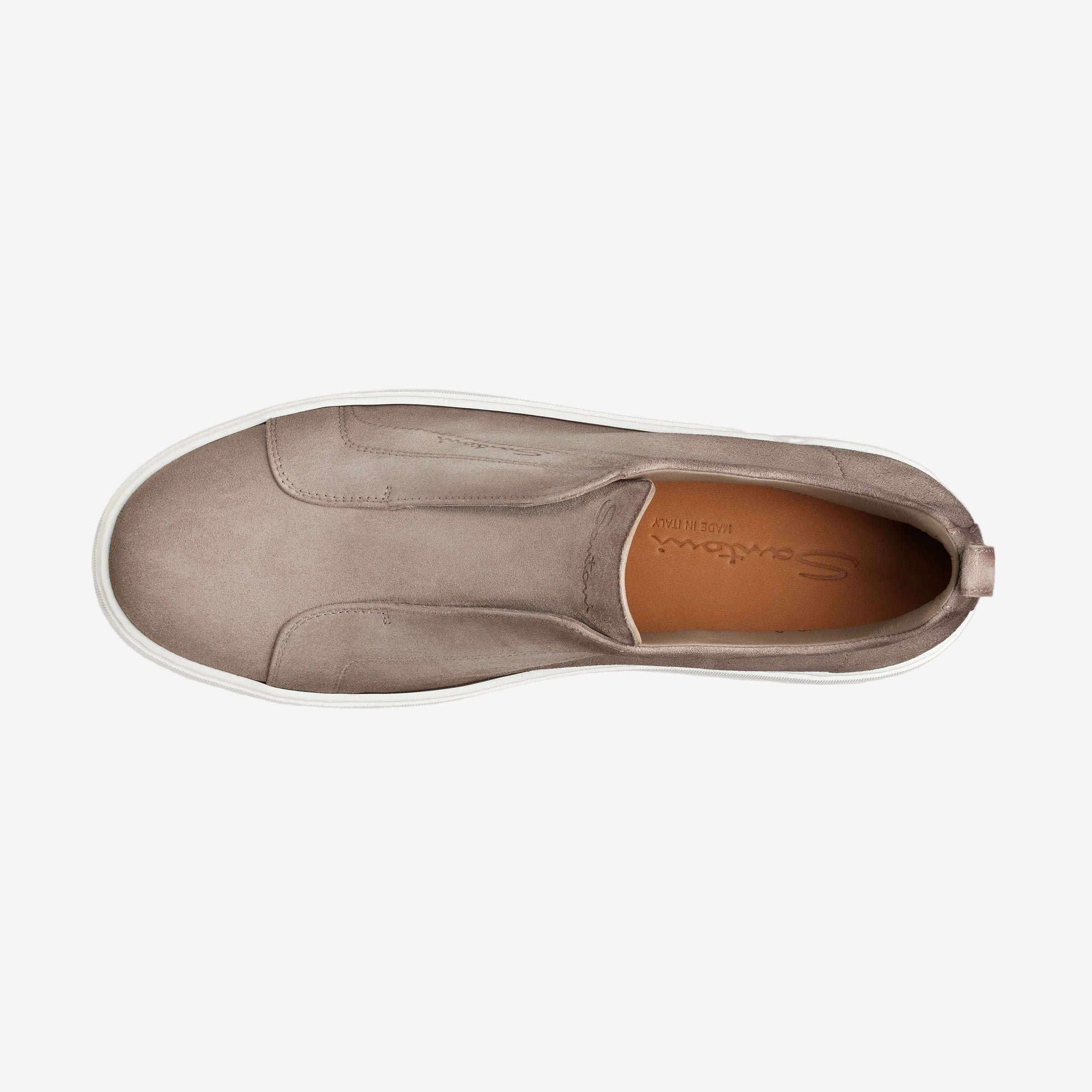 Beige Seta Wildleder Slipper-Sneaker