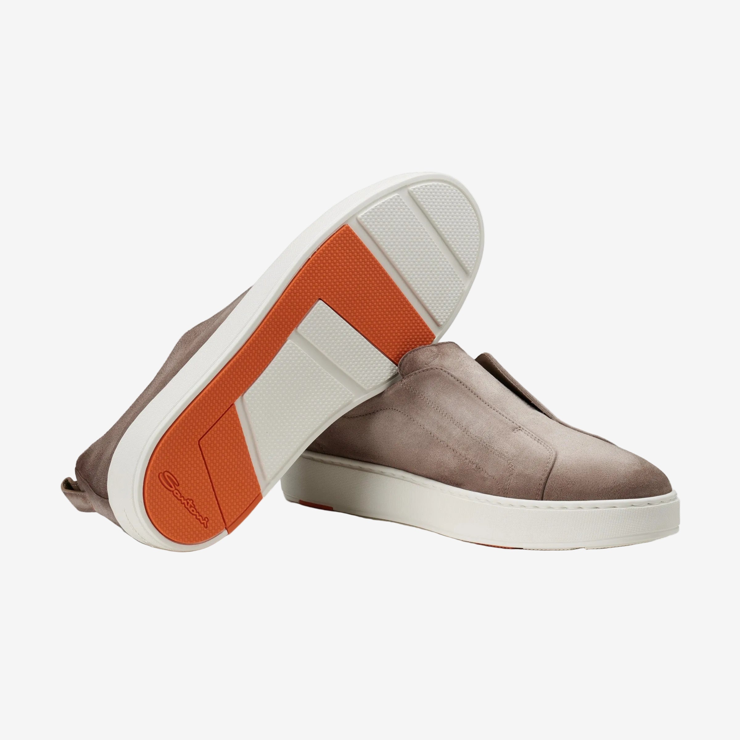 Beige Seta Wildleder Slipper-Sneaker