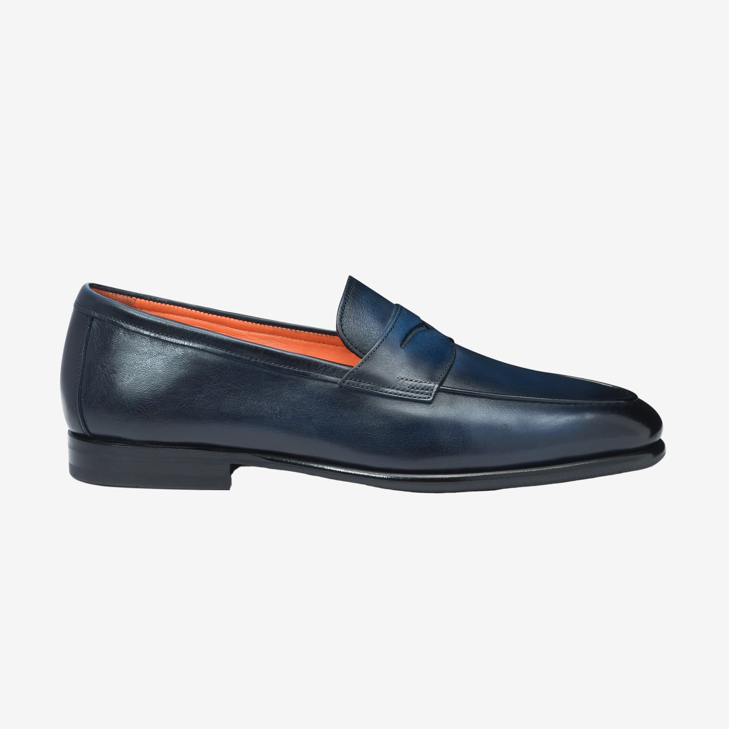 Blau Carlo-Loafer Leder