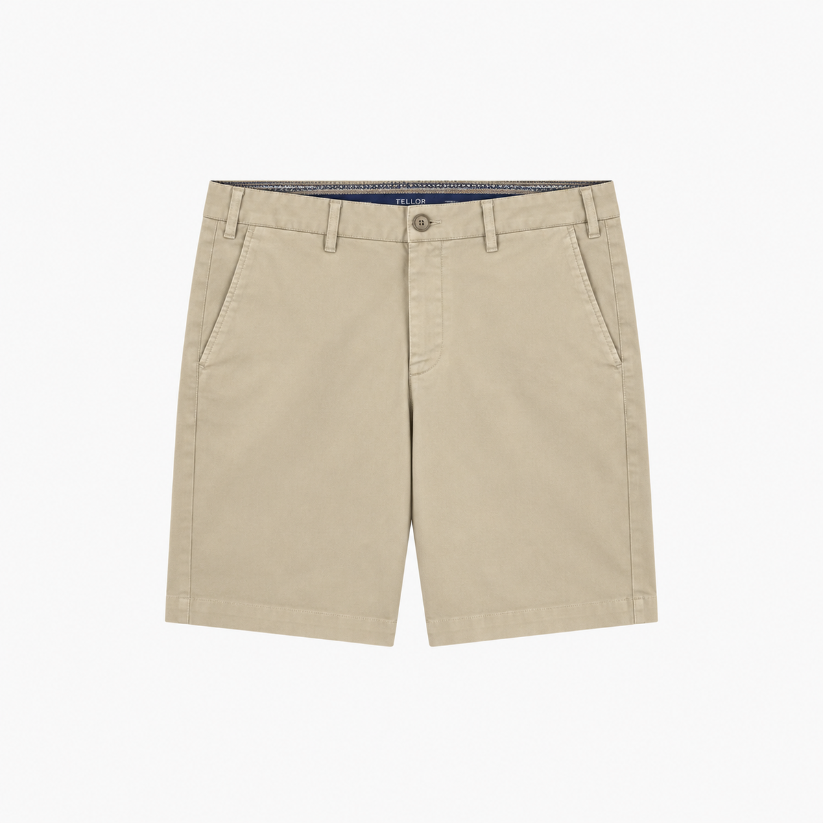Moon Beige Cotton Old Chino Shorts