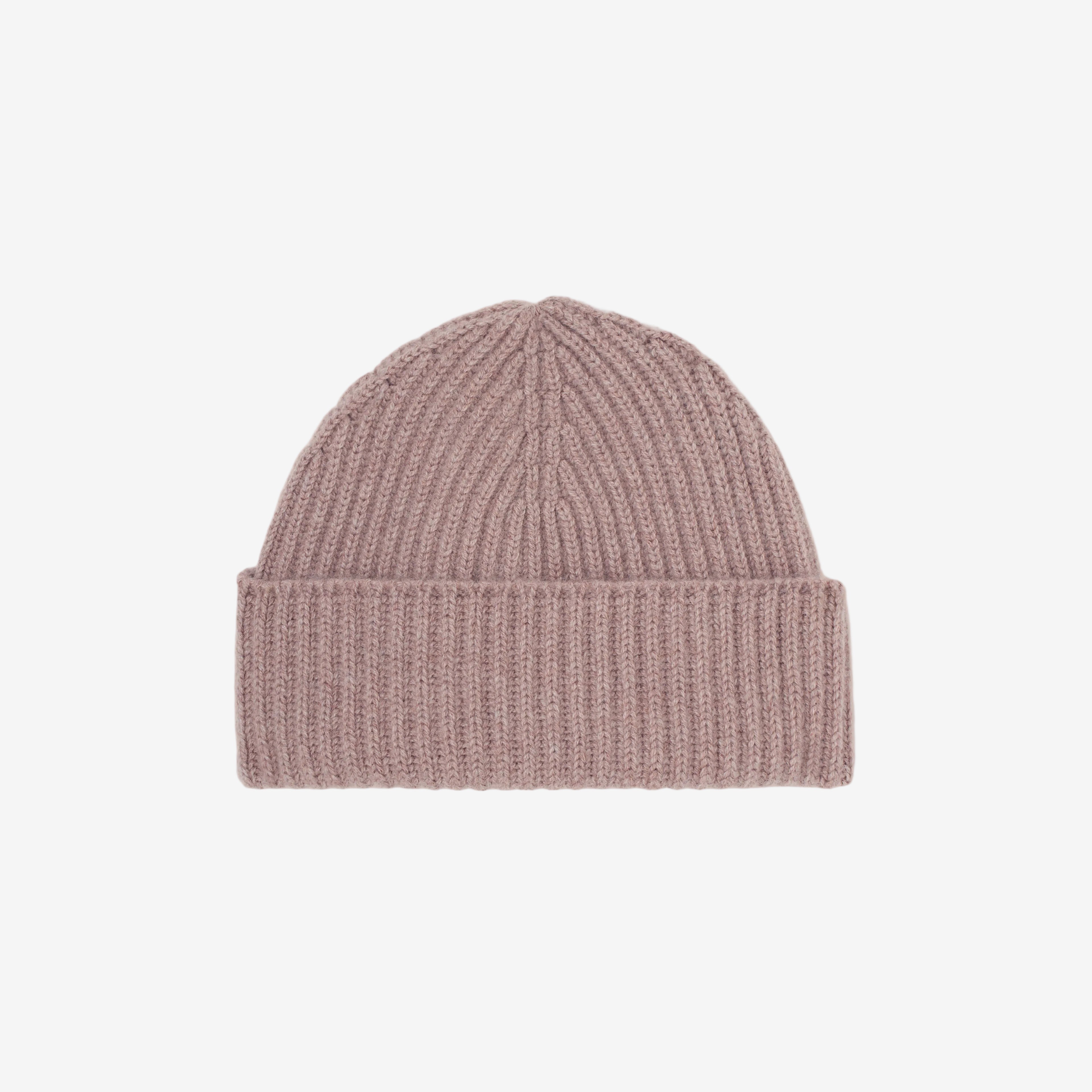 Beige Corda Alfredo Cashmere Beanie