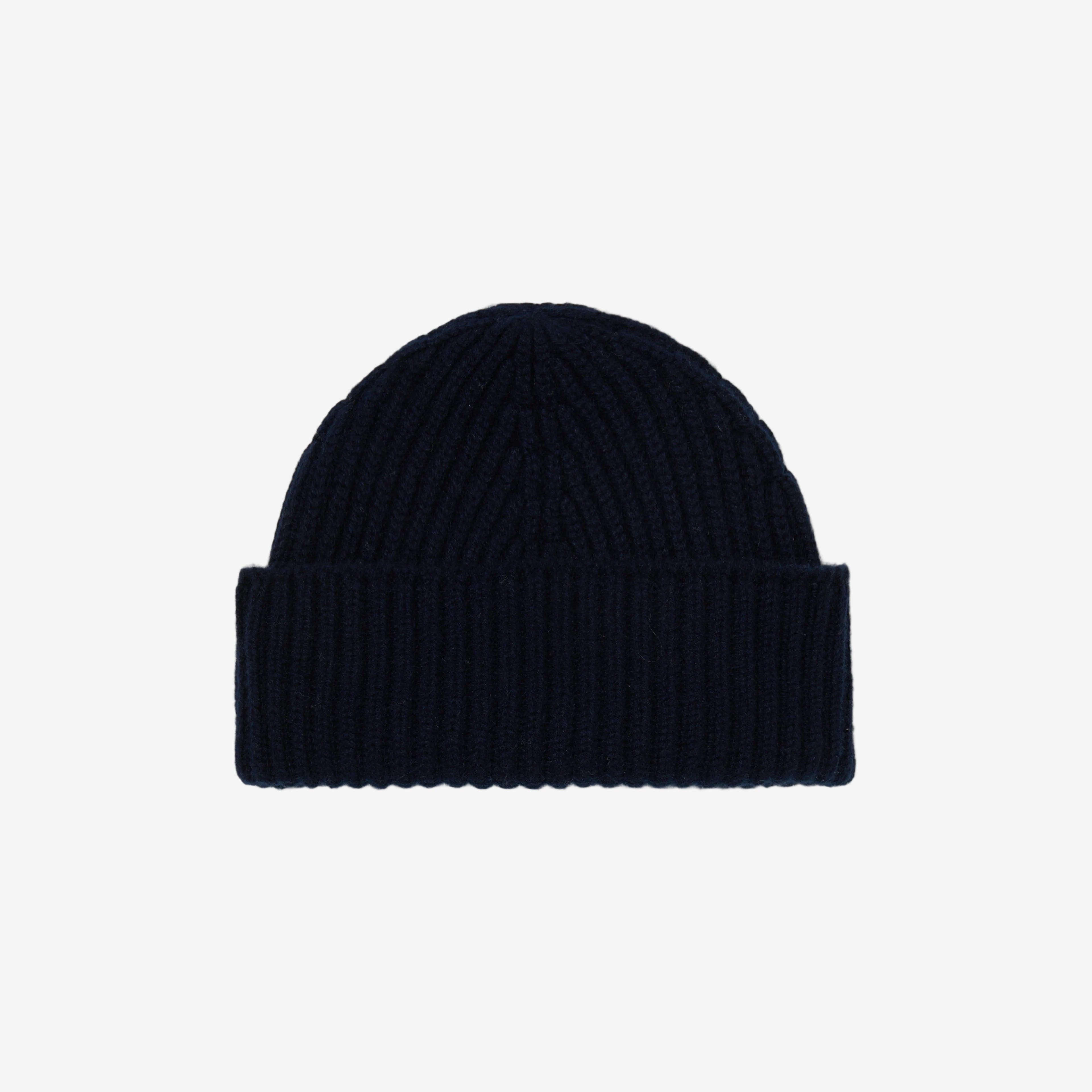 Dark Blue Corda Alfredo Cashmere Beanie