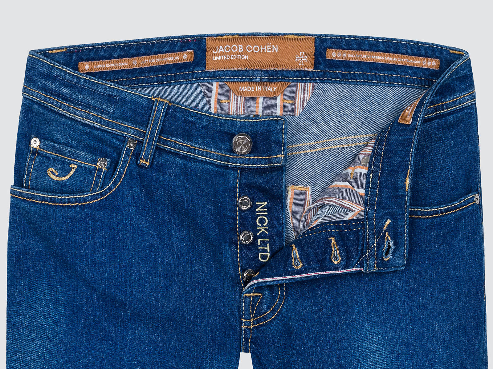 Nick Stretch Mid Blue Limited Edition Jacob Cohën