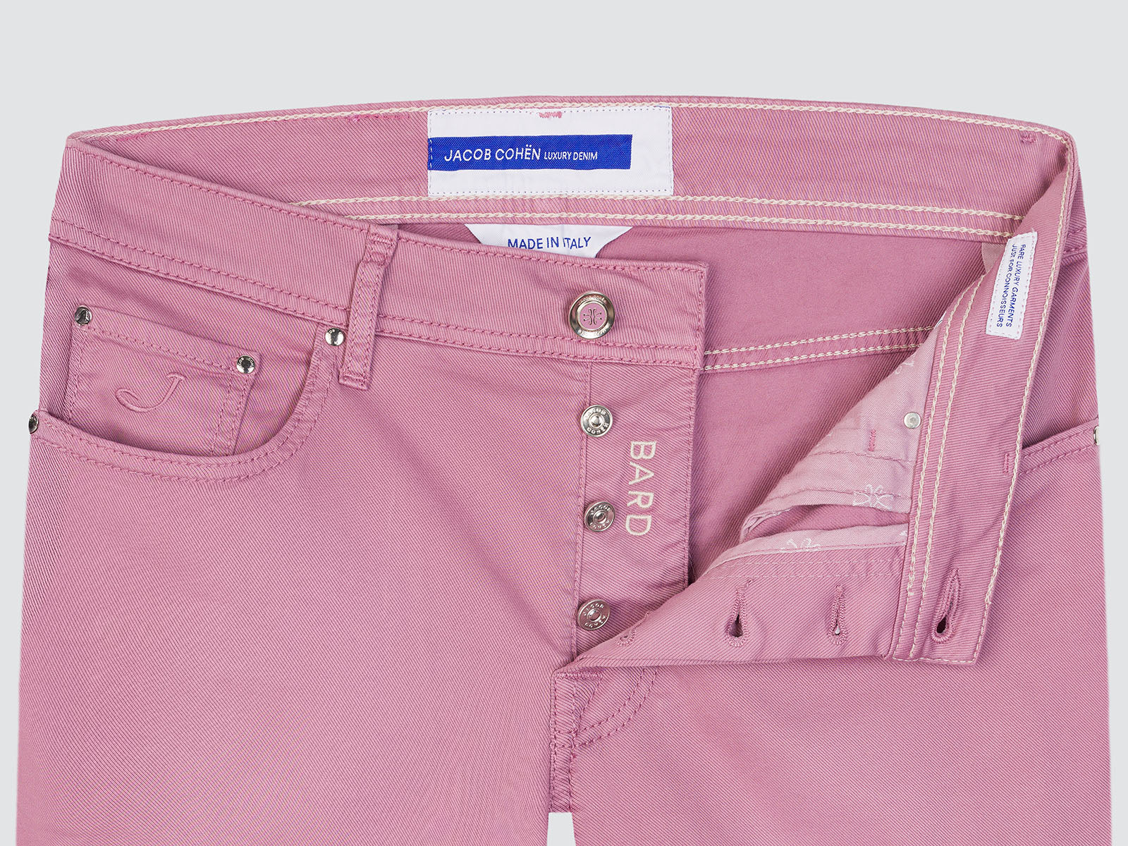 Bard Pants Cotton Lyocell Raspberry