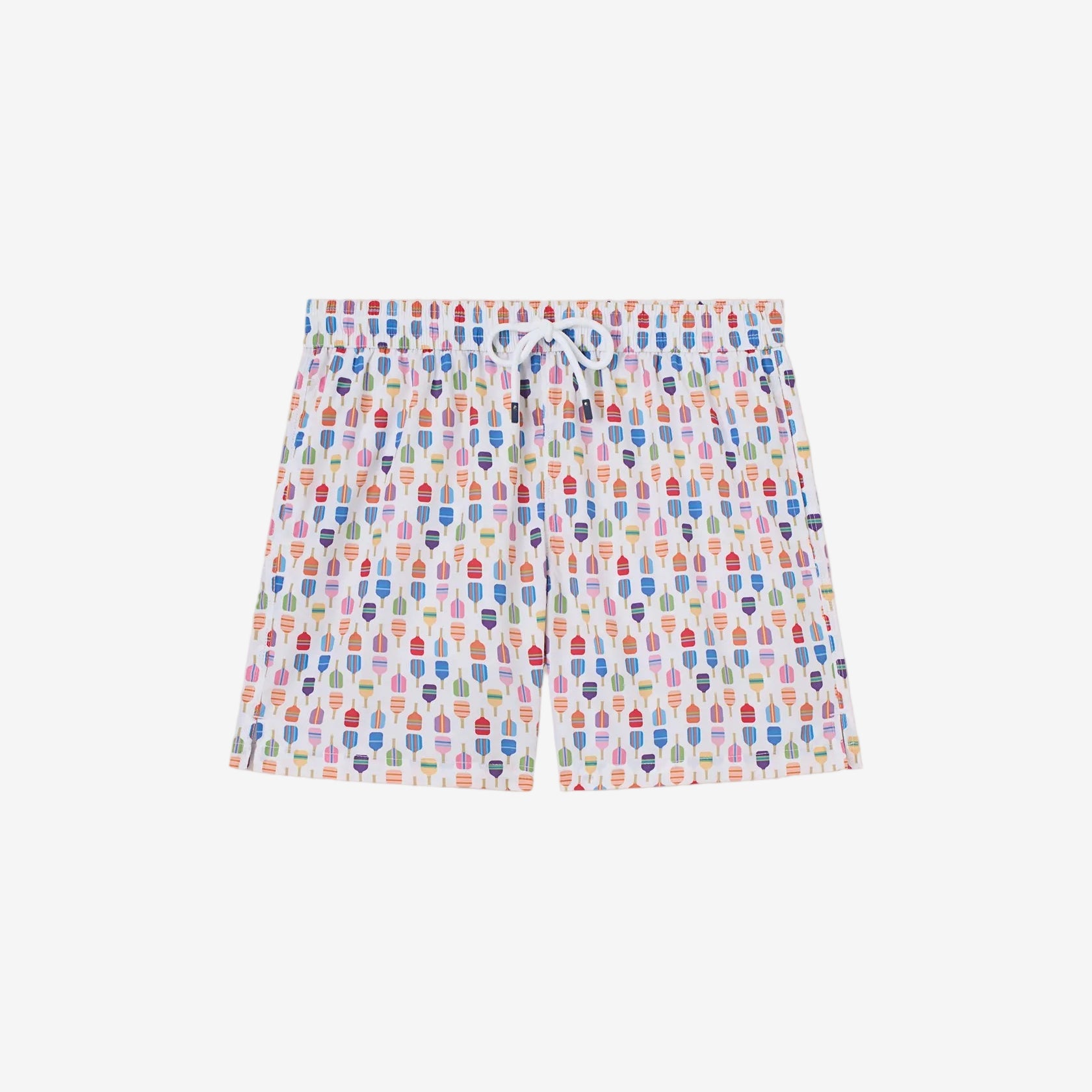 Madeira Sustainable Swim Trunk Padel Racket Pattern