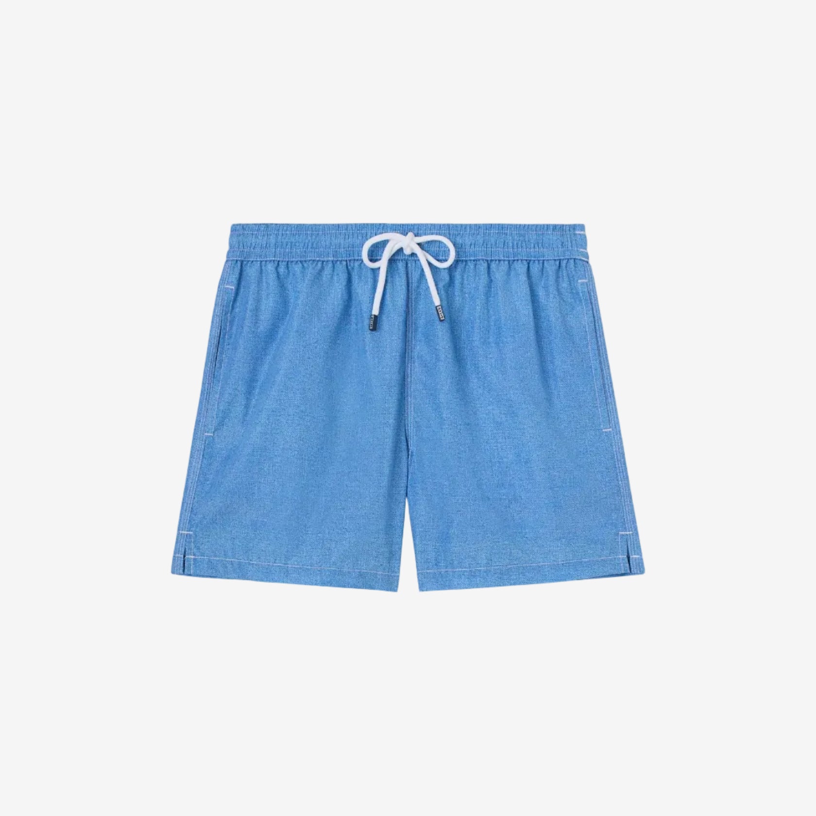Madeira Blue Sustainable Swim Trunk - Mélange Pattern