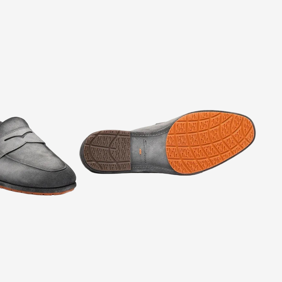 Mocasines Carlo Driver de ante azul claro
