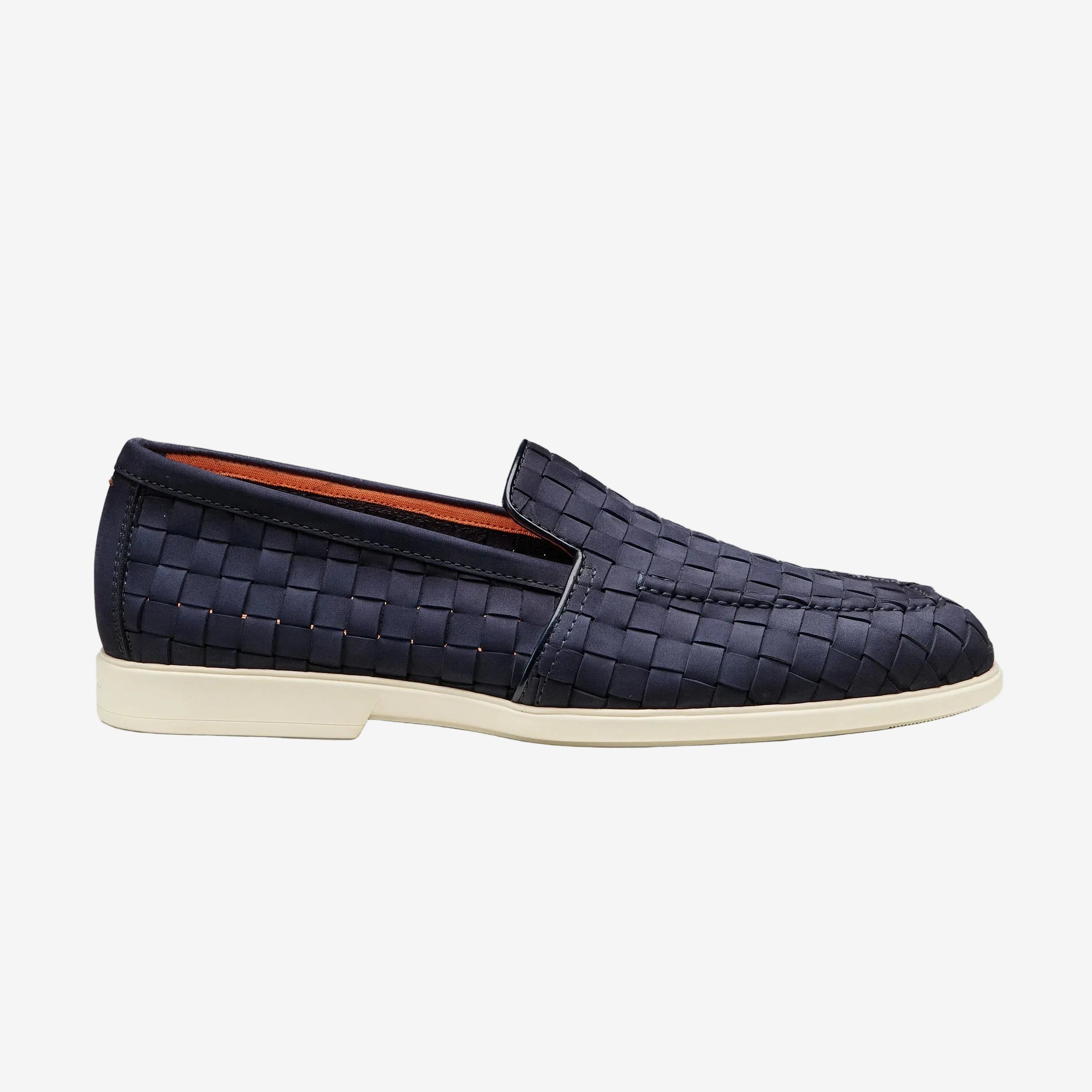 Blue Woven Suede Malibu Loafer