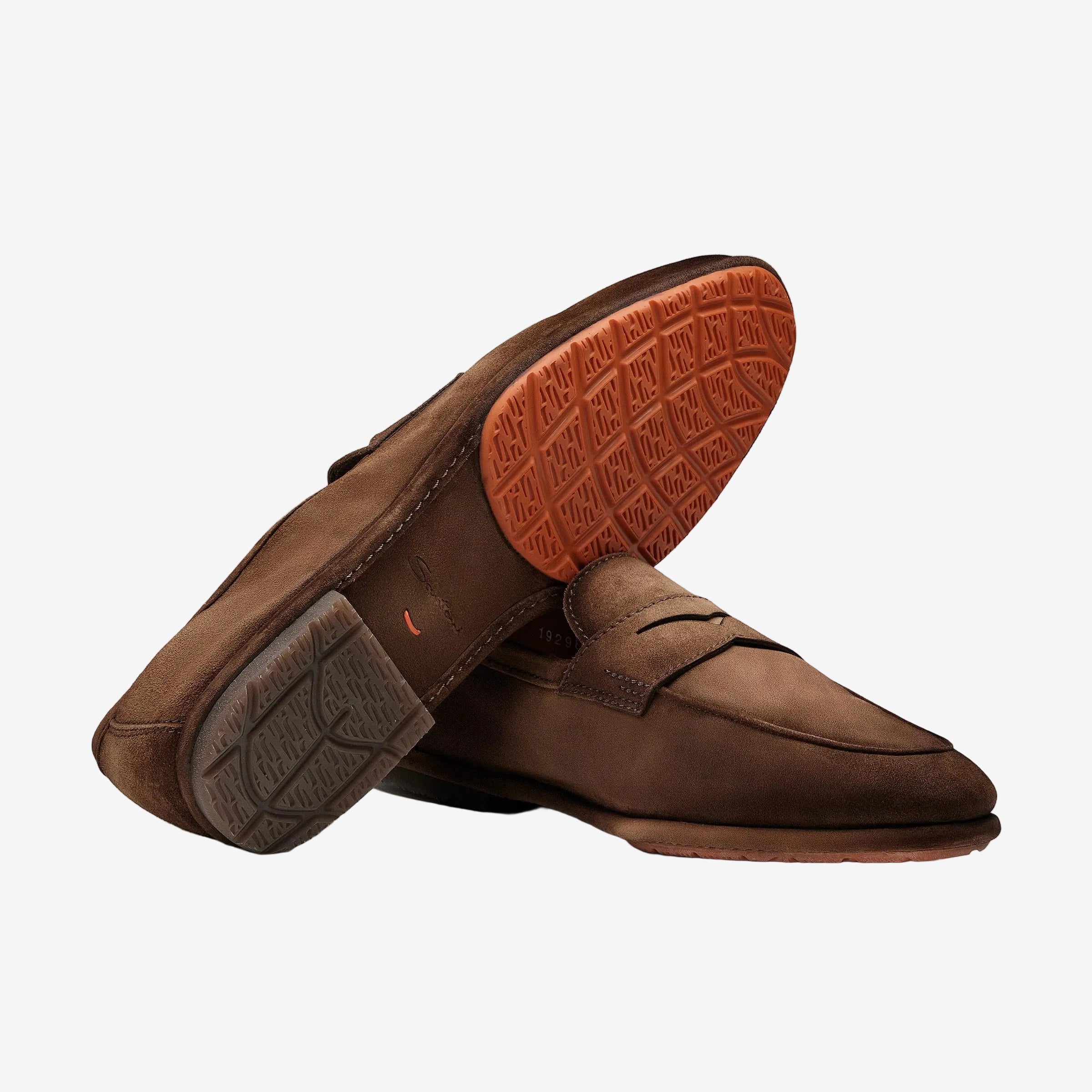 Wildleder Pennyloafer Carlo Driver Braun