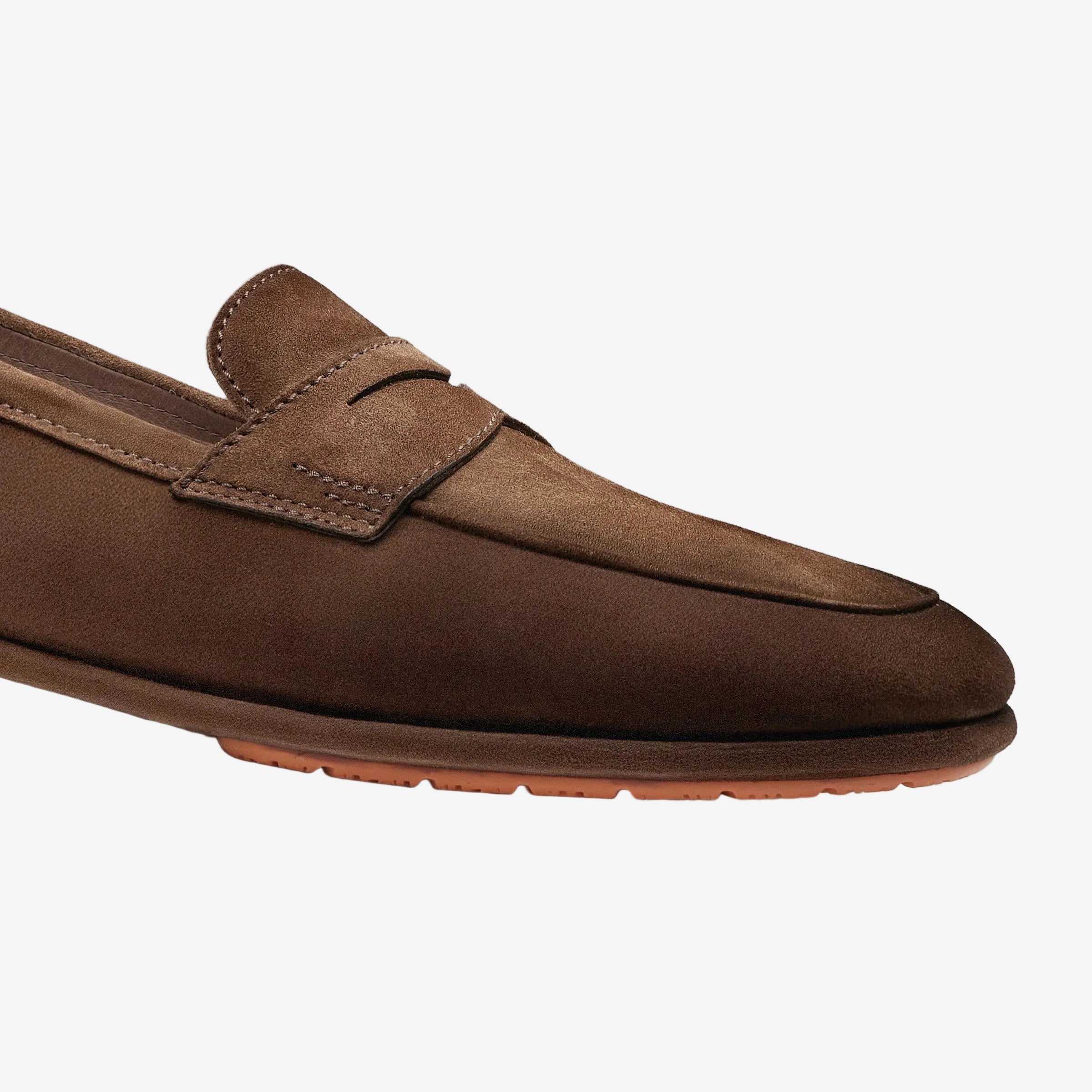 Wildleder Pennyloafer Carlo Driver Braun