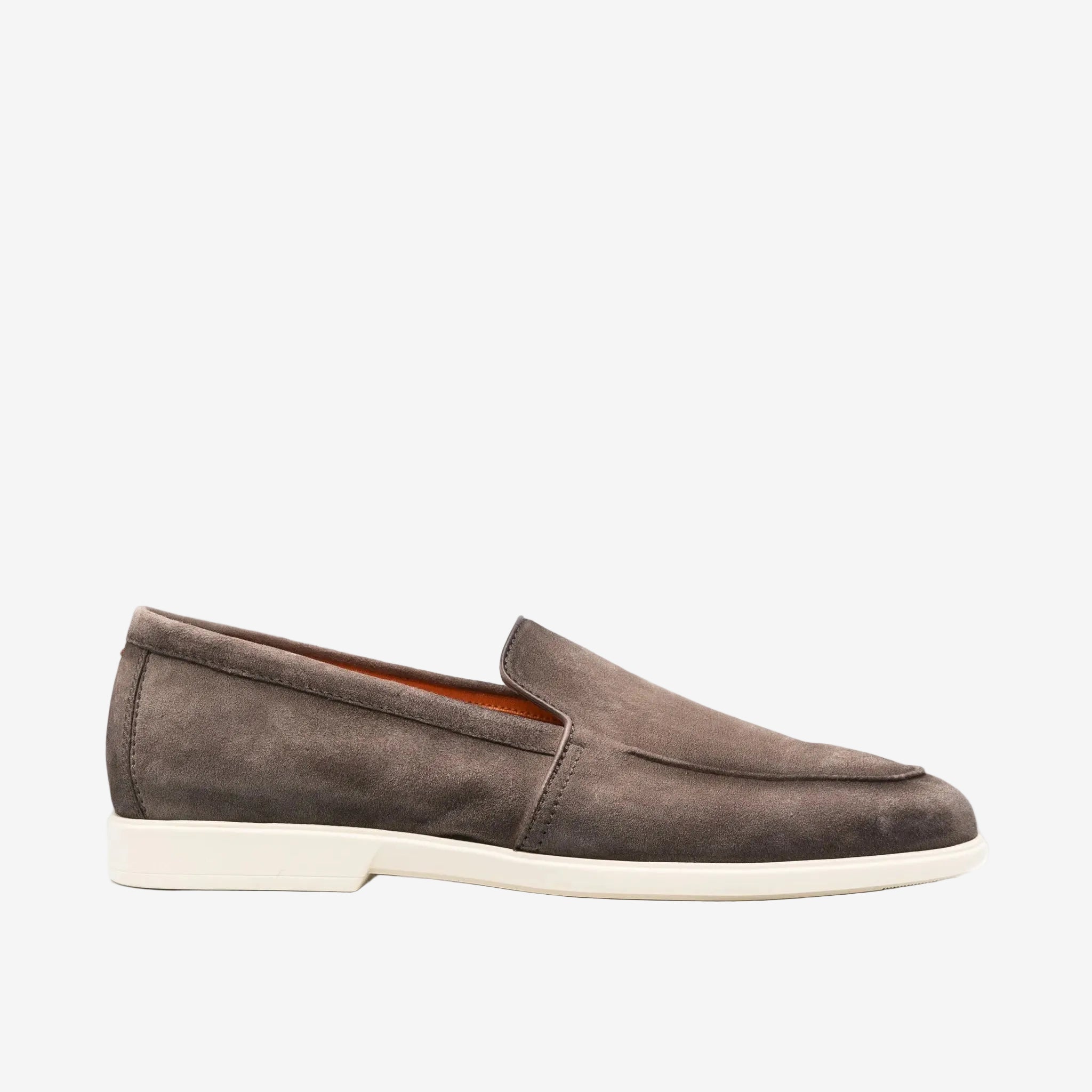 Dark Beige Suede Malibu Loafers