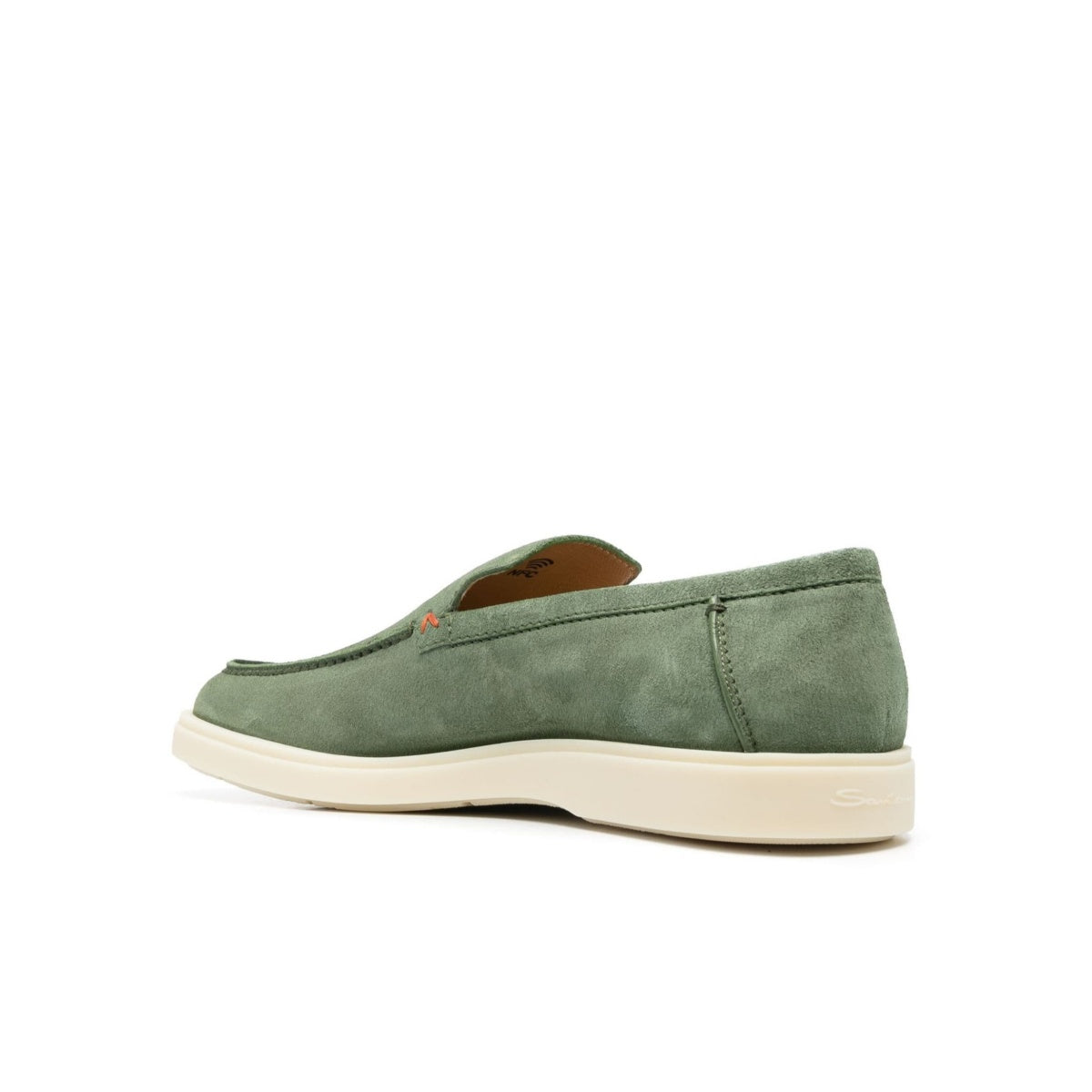 Green Suede Loafers