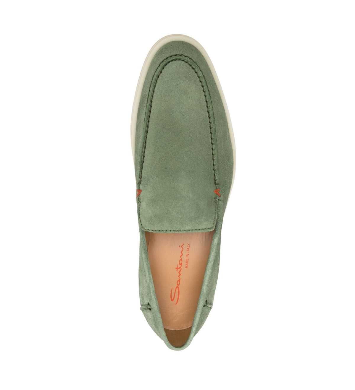 Green Suede Loafers
