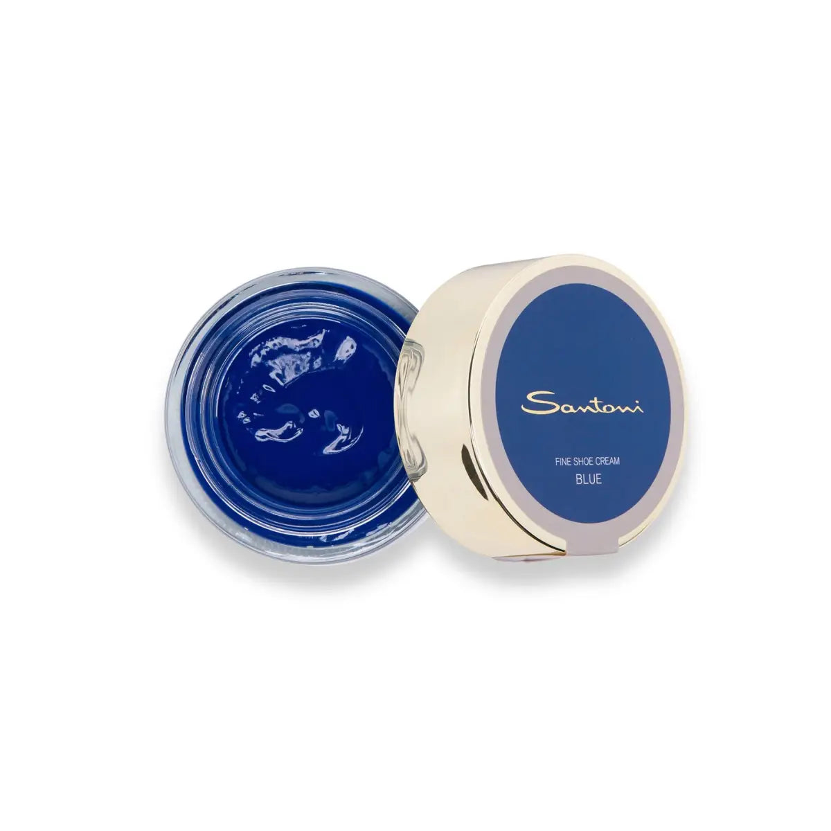 Blauwe schoencrème