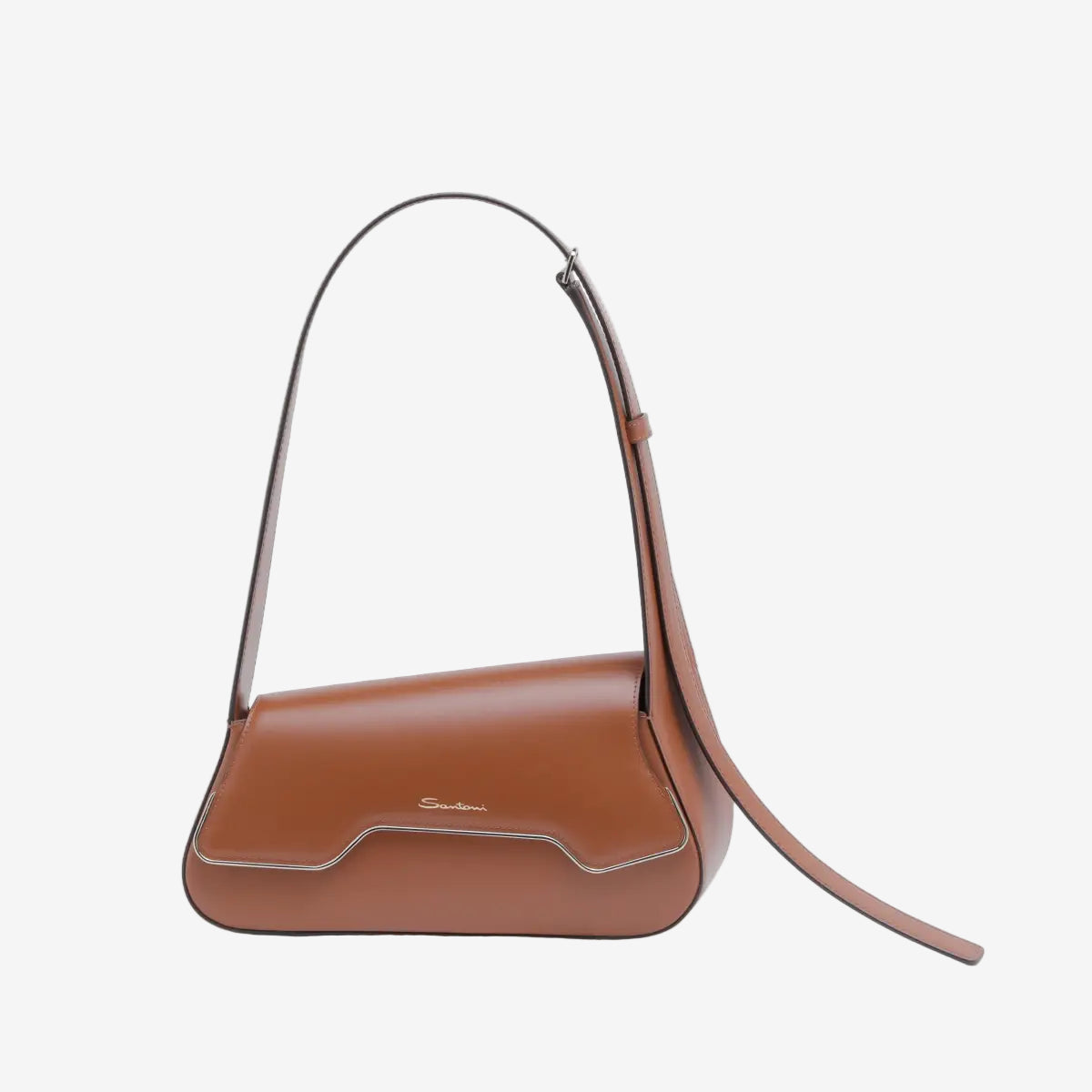 Bolso Piel Pluto Marrón