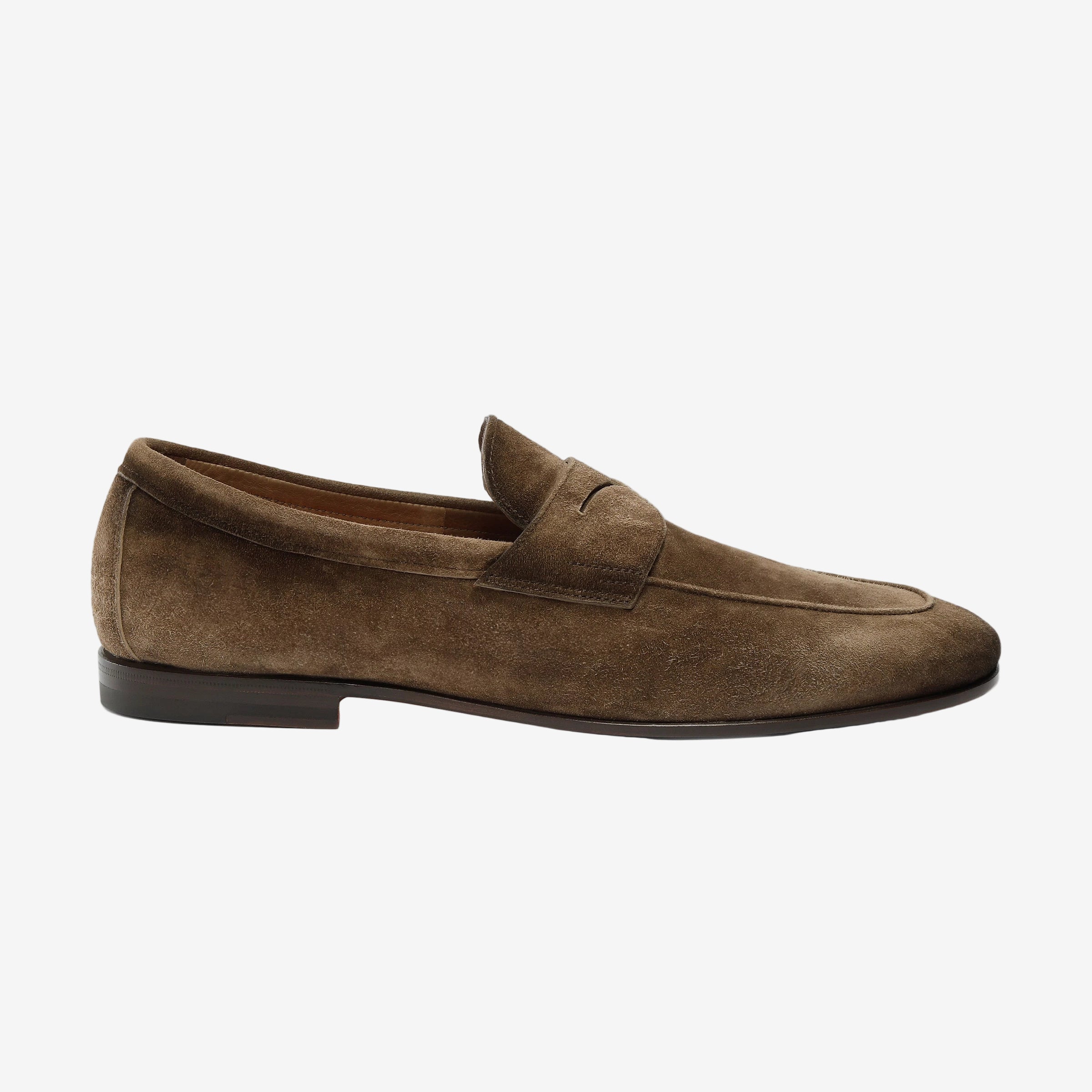 Hellbrauner Carlo-Loafer Wildleder