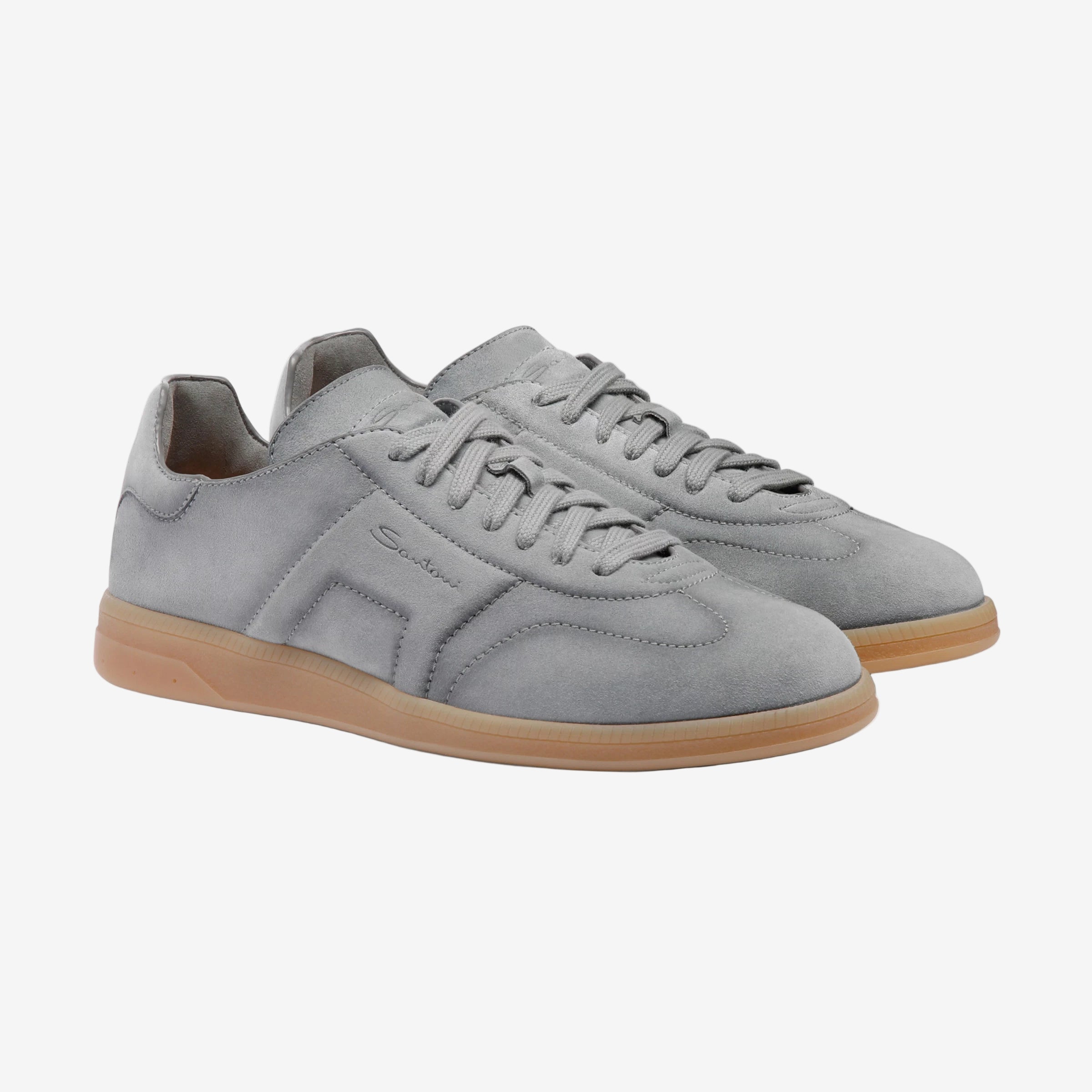 grauer Wildleder-Sneaker DBS Oly