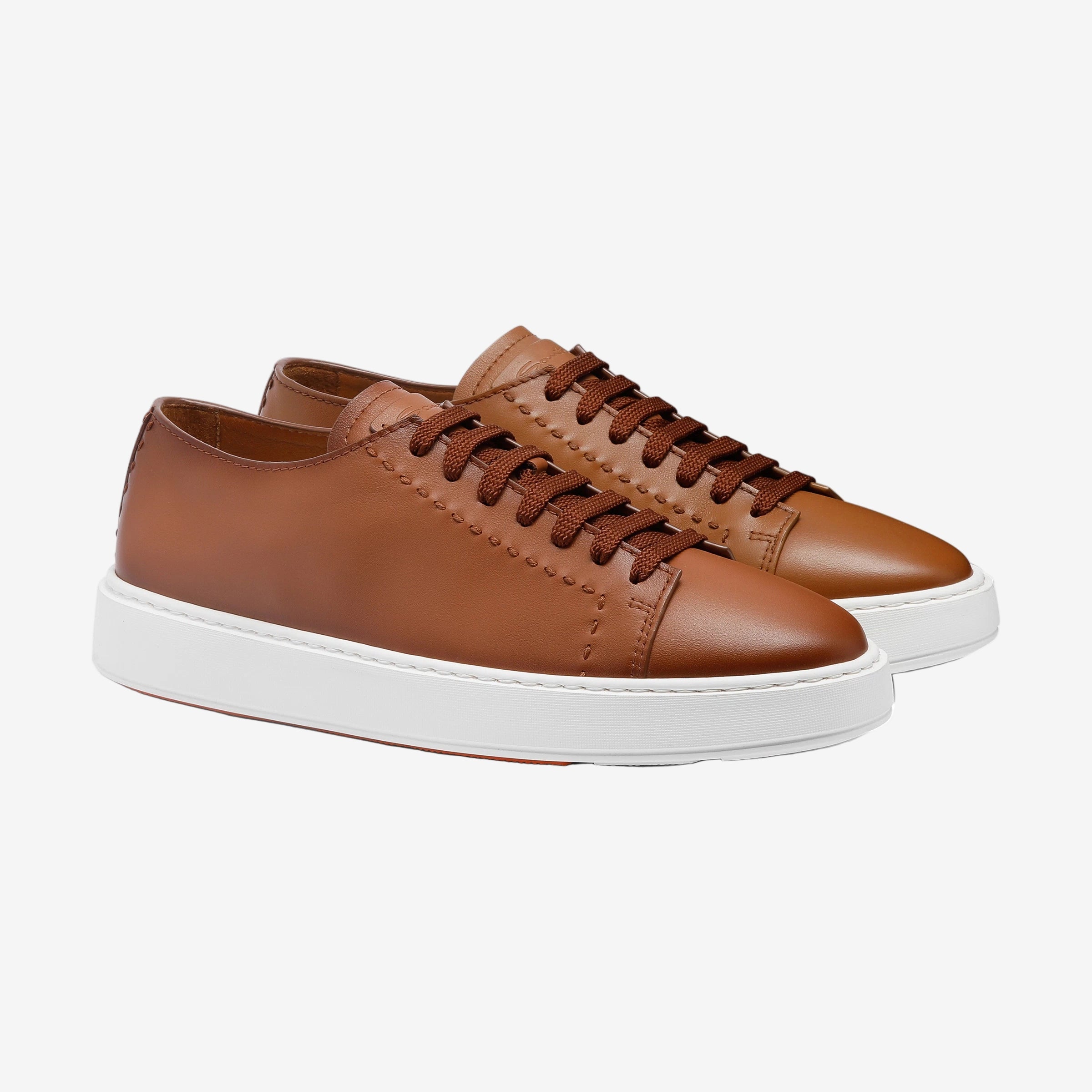 light brown leather sneaker