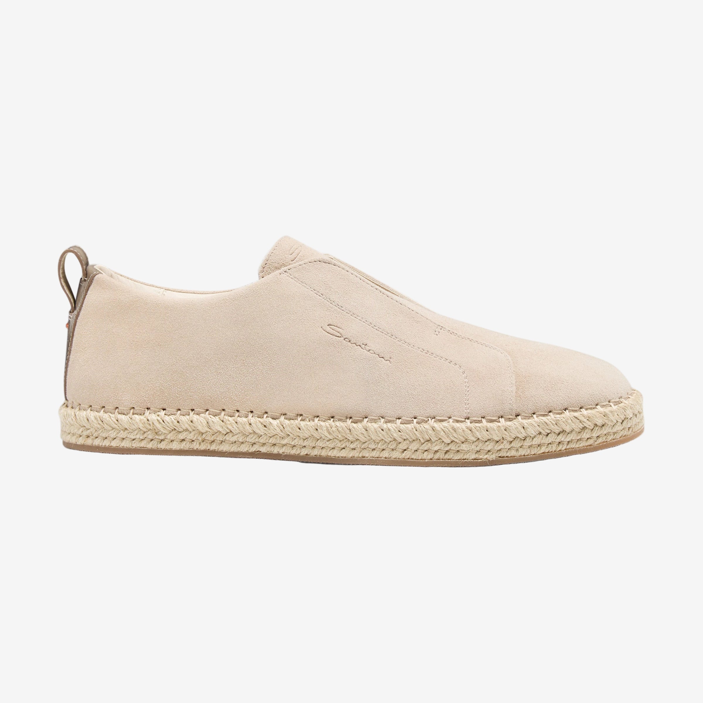 beige Wildleder Espadrilles