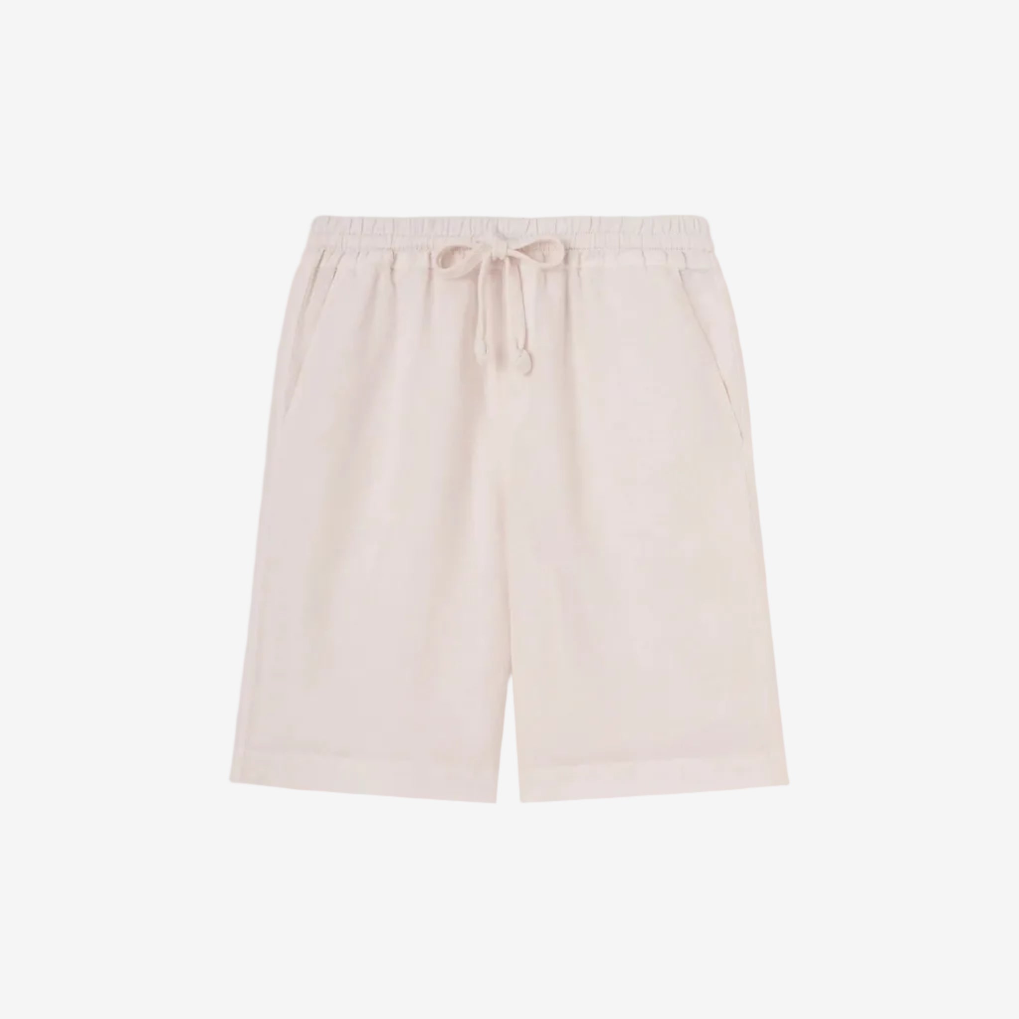 Beige Vico Linen Shorts