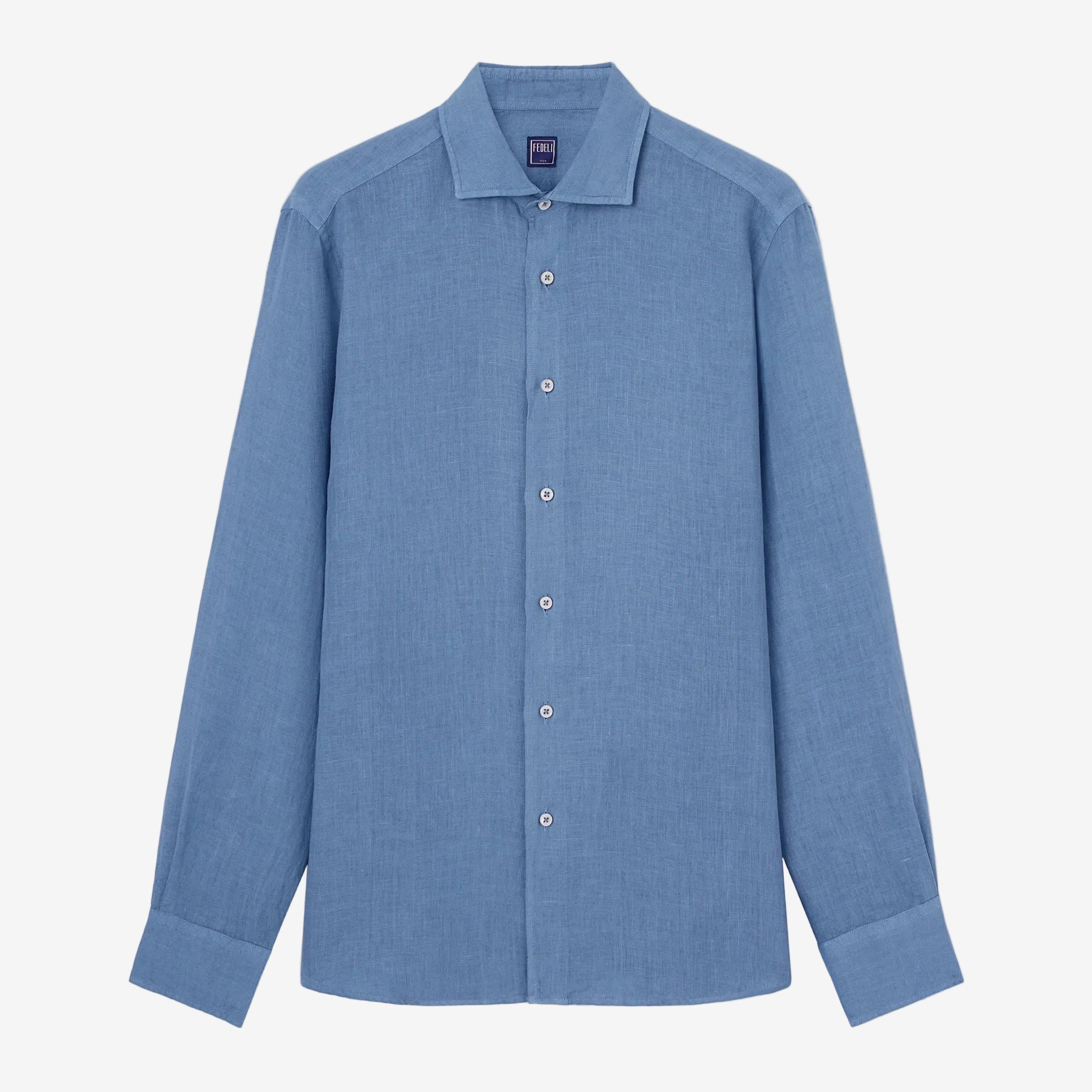 Nick Light Blue Linen Shirt
