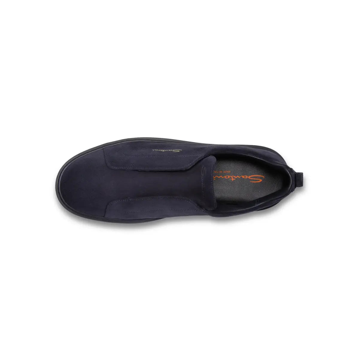 Blaue suede Slip-On-Sneakers
